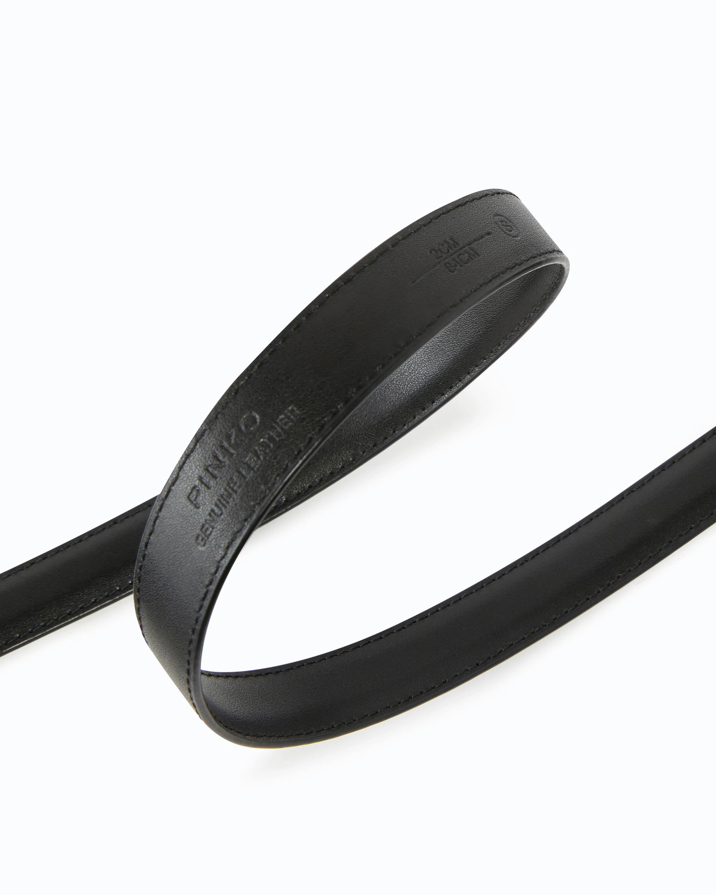 Love Birds thin leather belt 2cm - Image 4