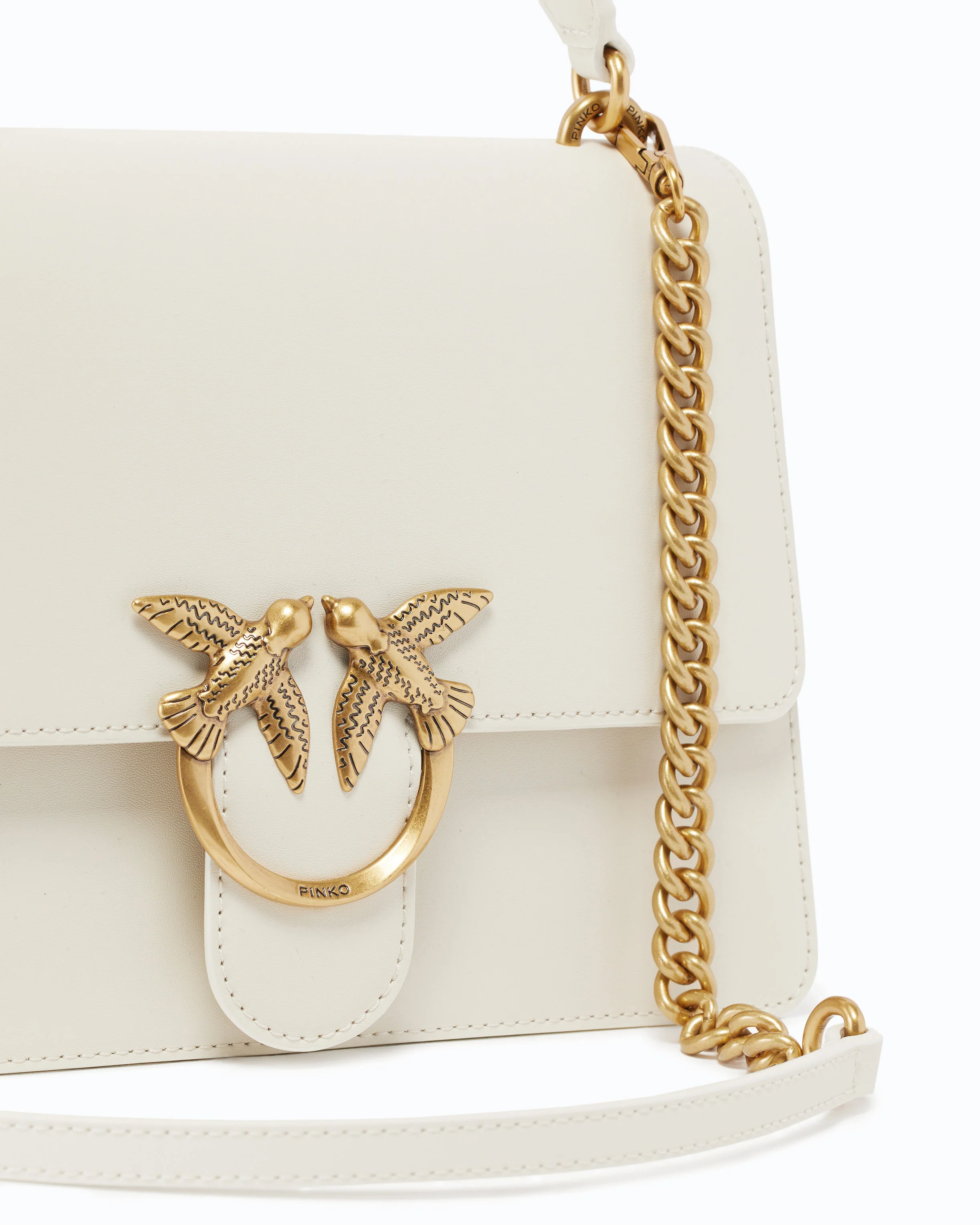 Medium handbag Love Bag Top Handle in leather - Image 3