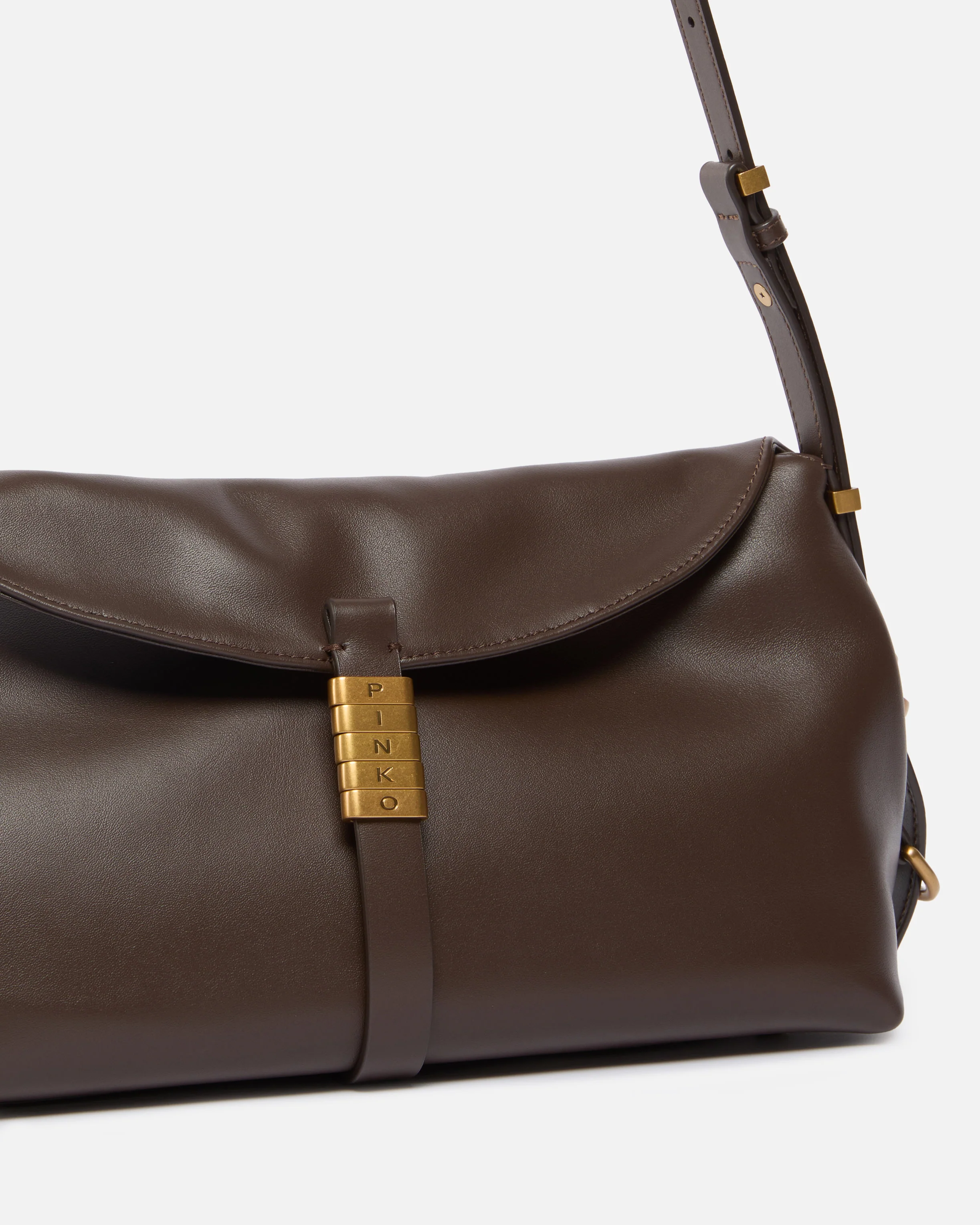 Medium leather Saddle Bag shoulder bag - Image 3