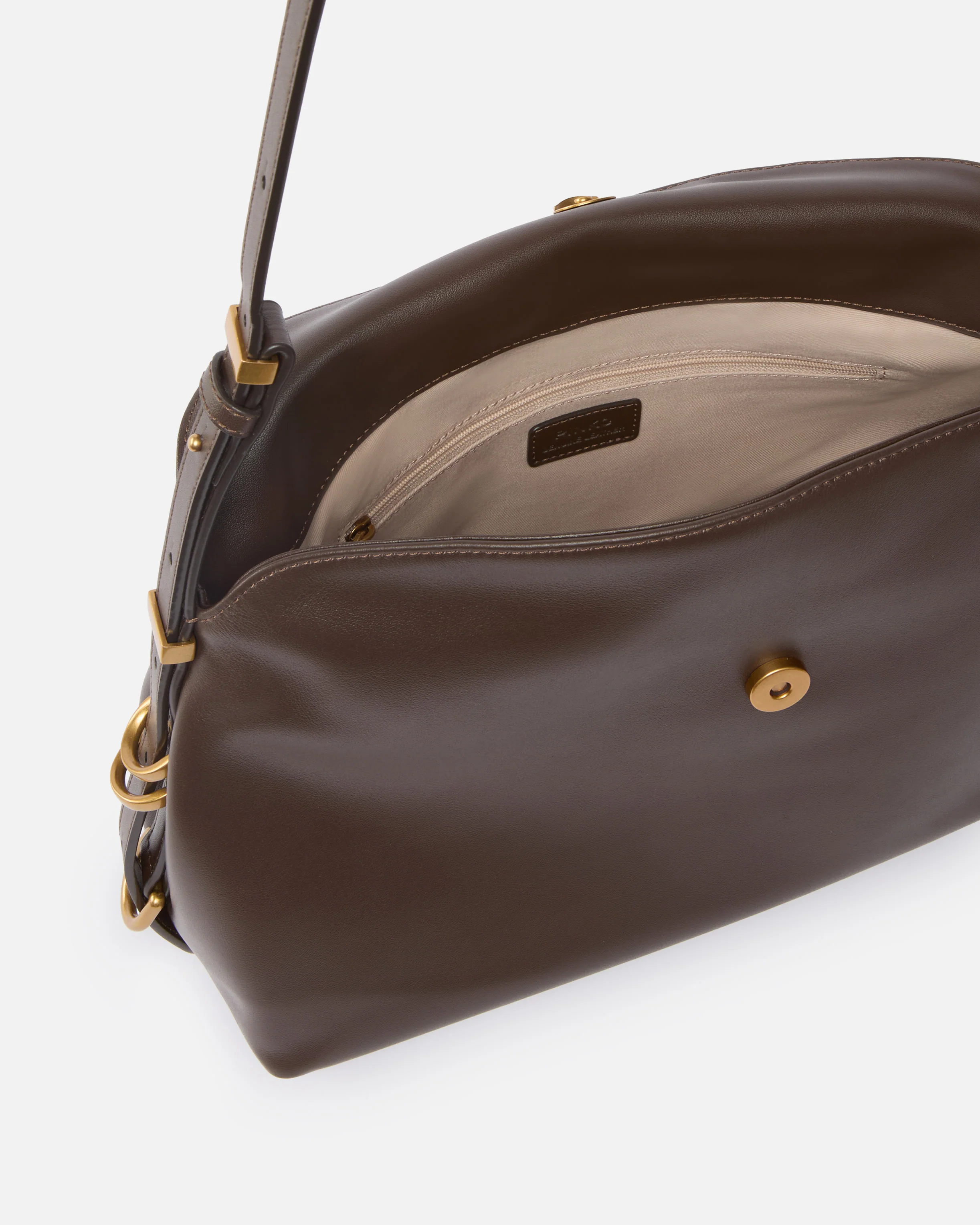 Medium leather Saddle Bag shoulder bag - Image 4