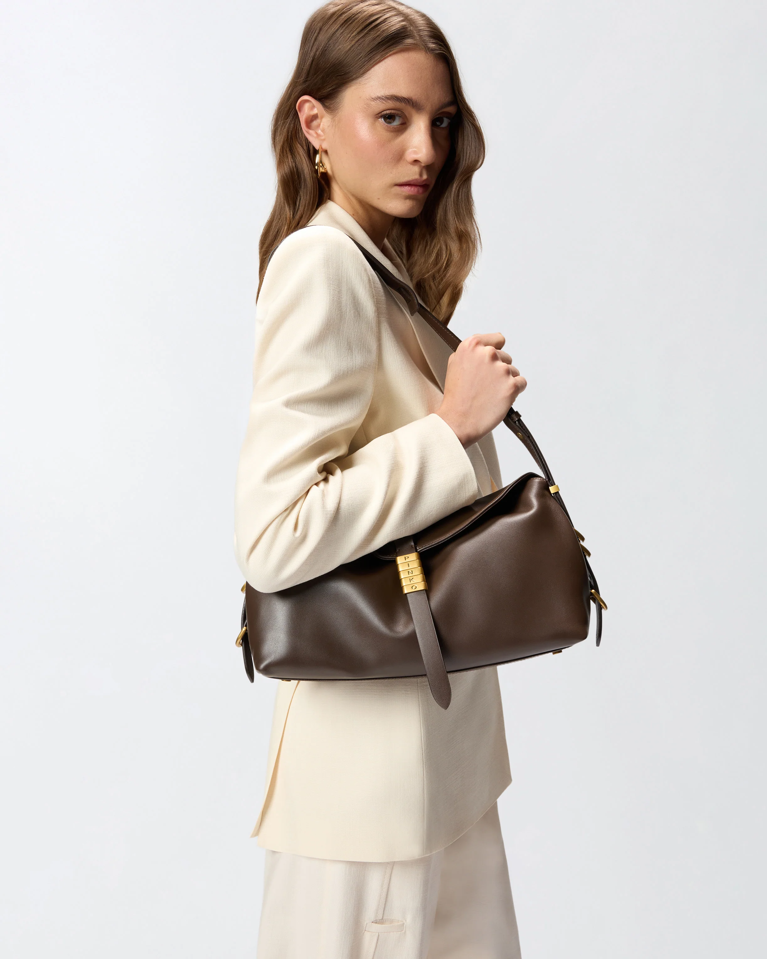 Medium leather Saddle Bag shoulder bag - Image 5