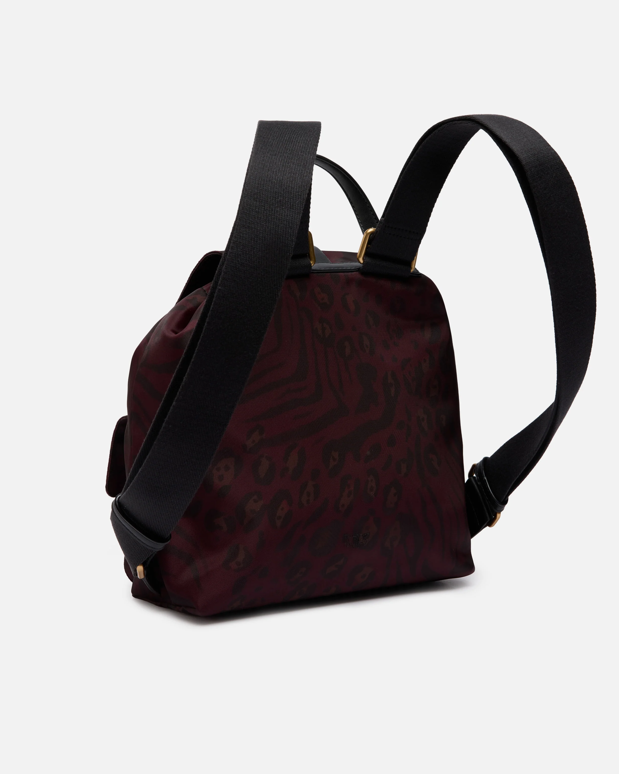 Medium nylon backpack with animal print - Image 2