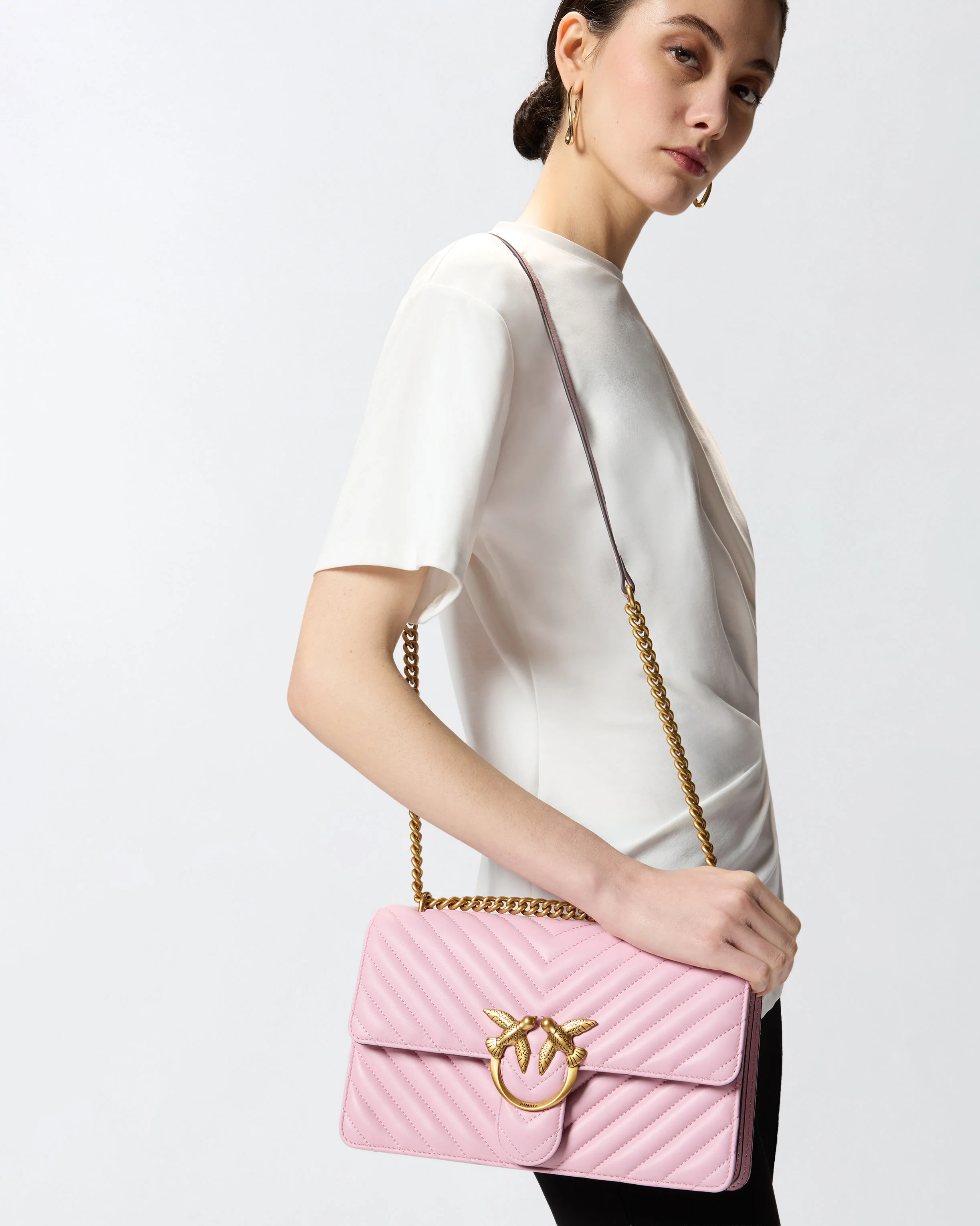 Medium shoulder bag Love Bag One Chevron - Image 6