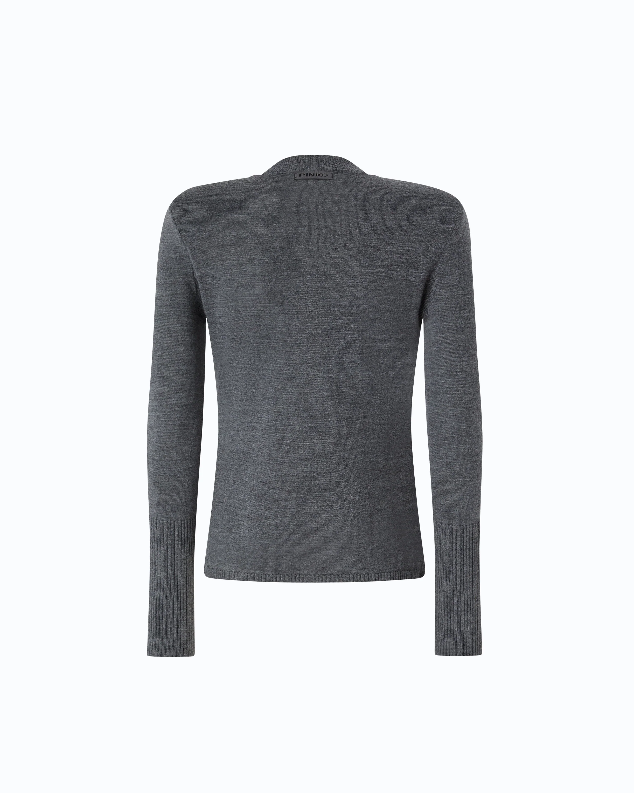 Merino wool sweater with removable shoulder pads - Image 6