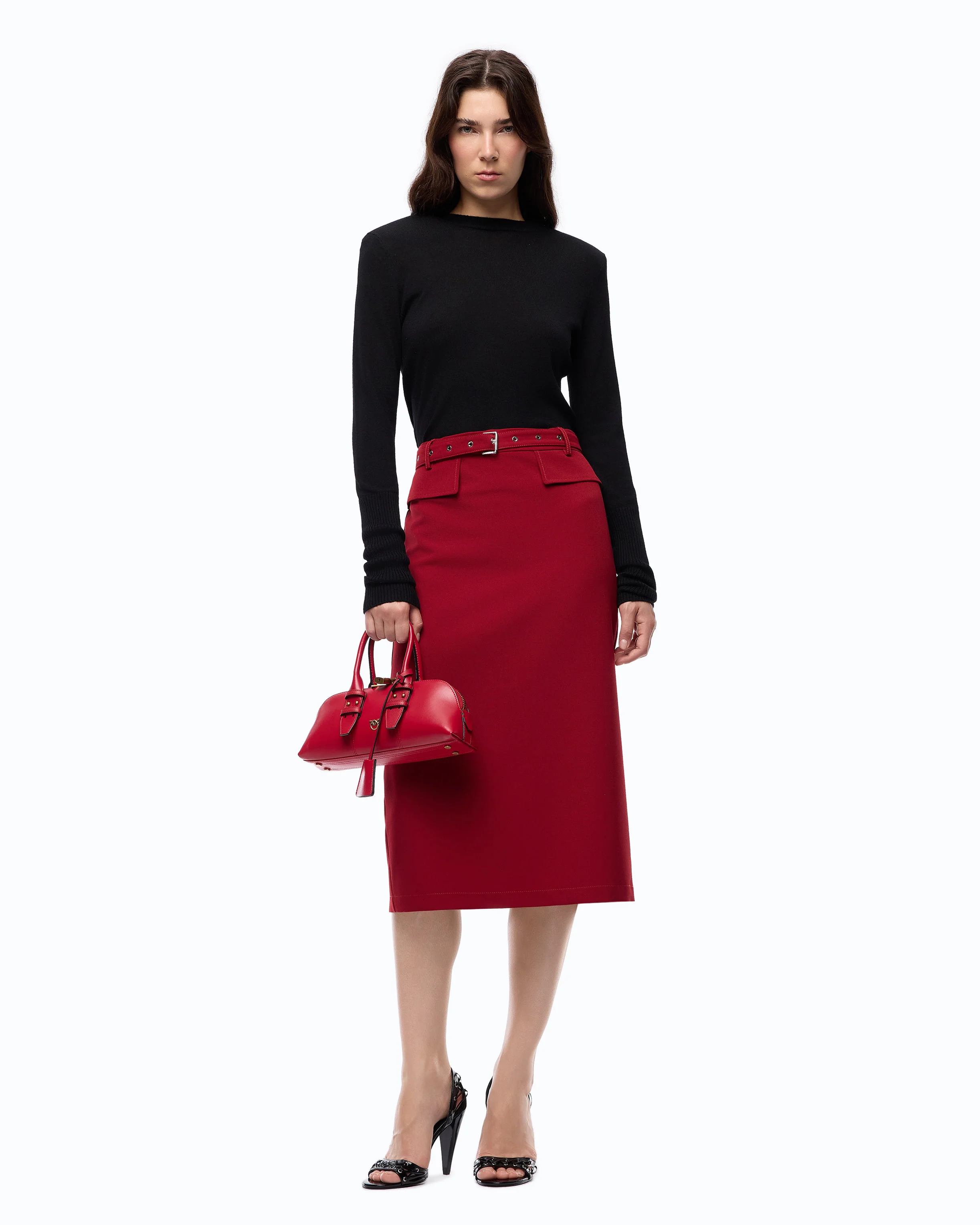 Merino wool sweater with removable shoulder pads - Image 2