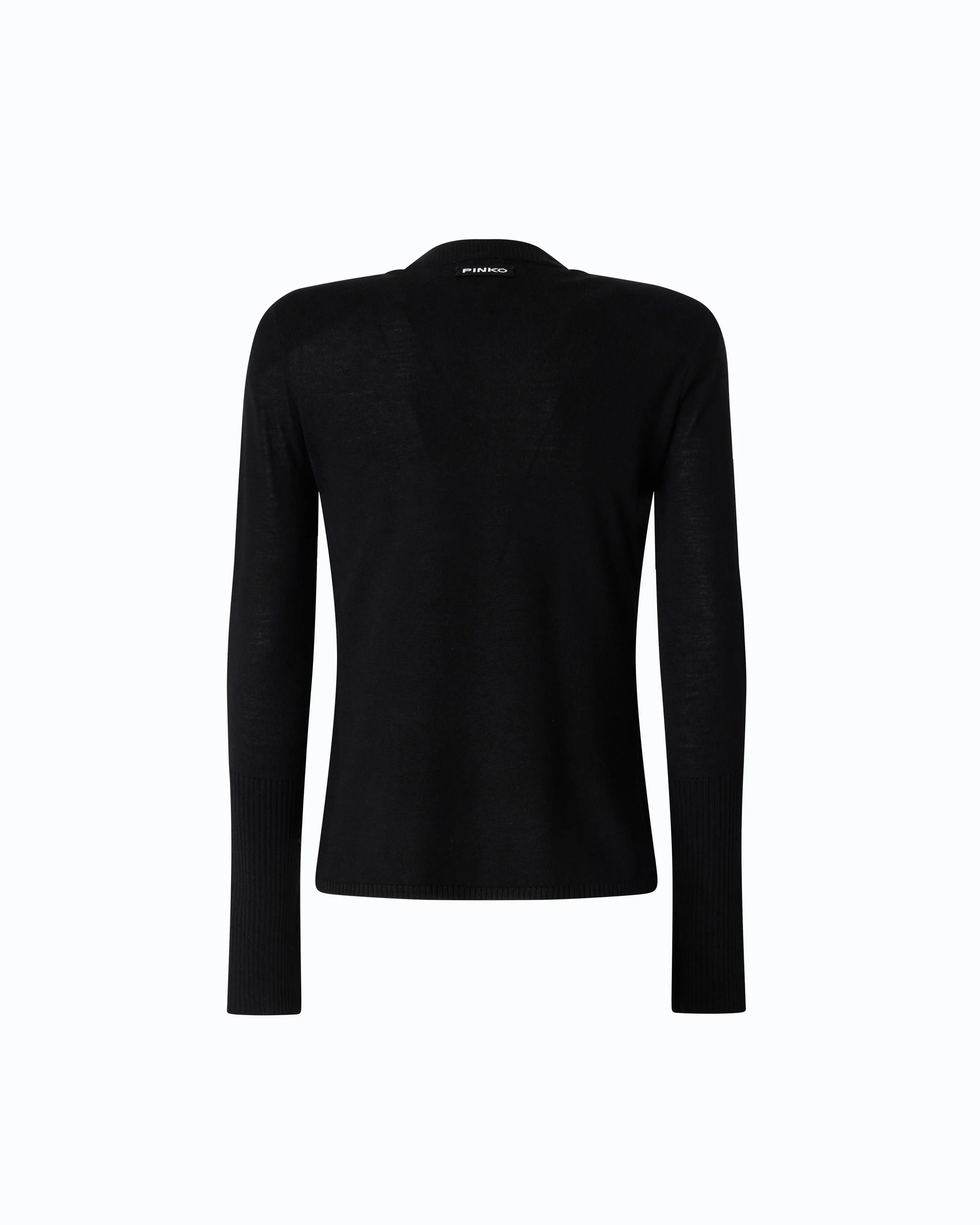 Merino wool sweater with removable shoulder pads - Image 6