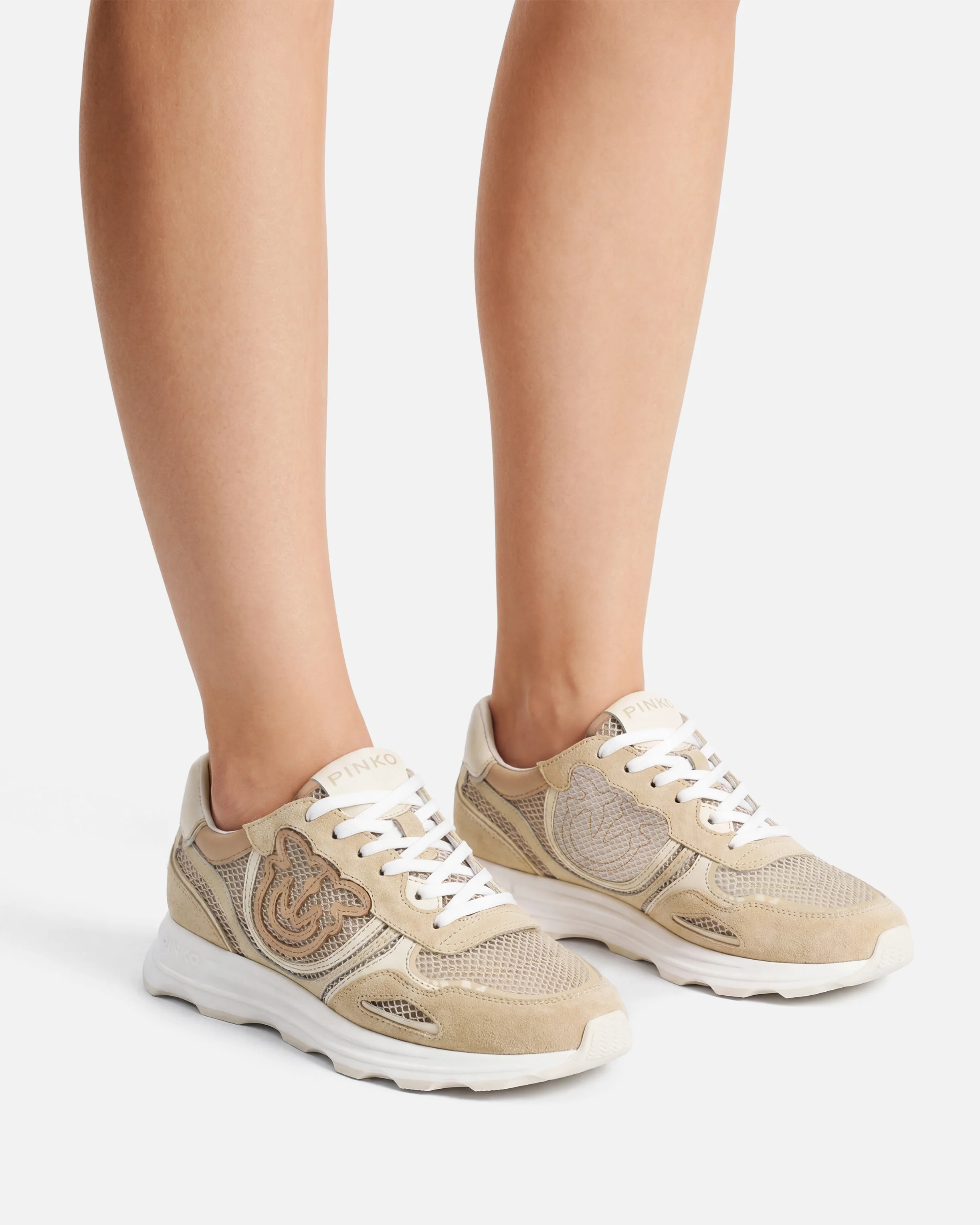 Mesh and suede sneakers with Love Birds logo - Image 10