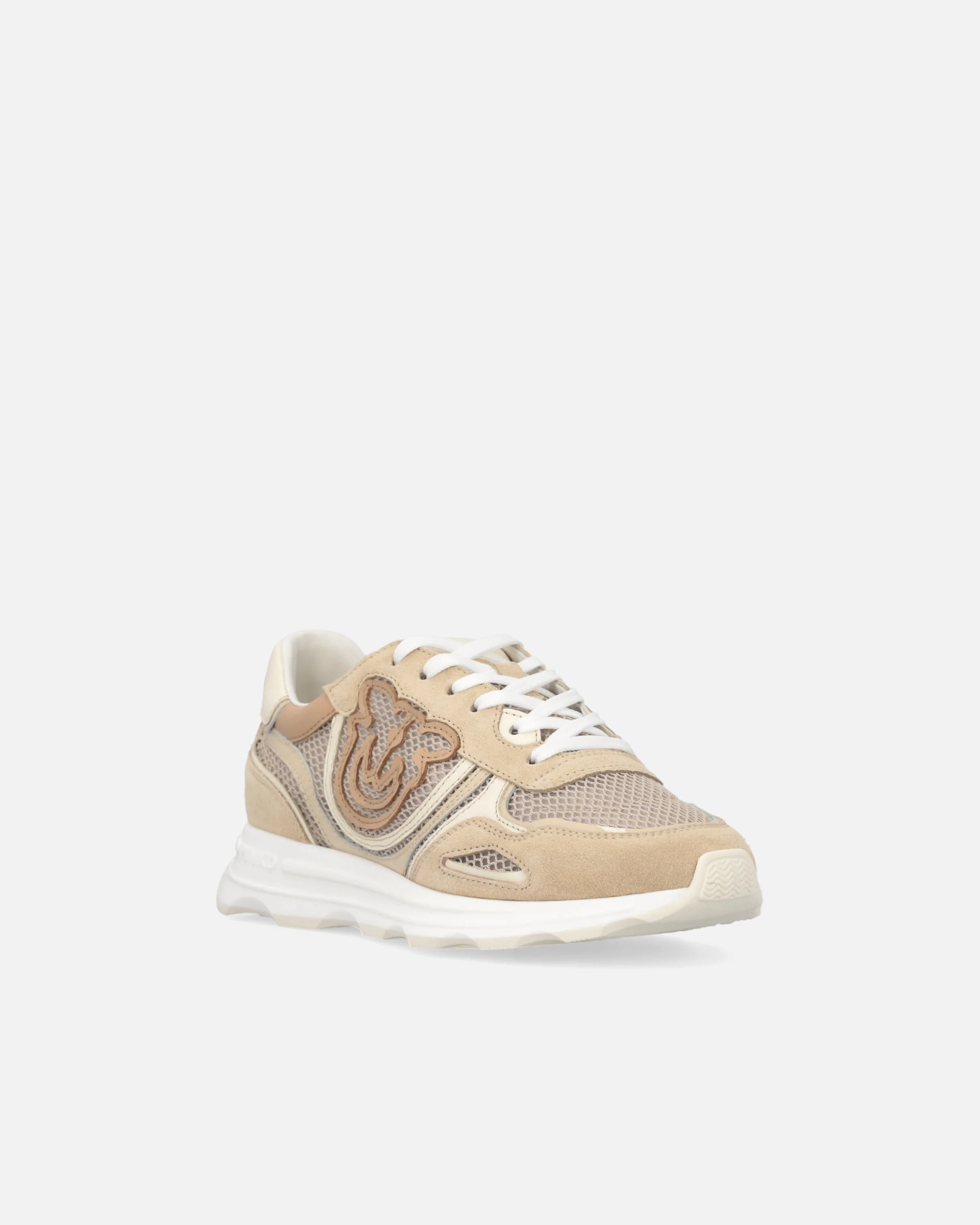 Mesh and suede sneakers with Love Birds logo - Image 2