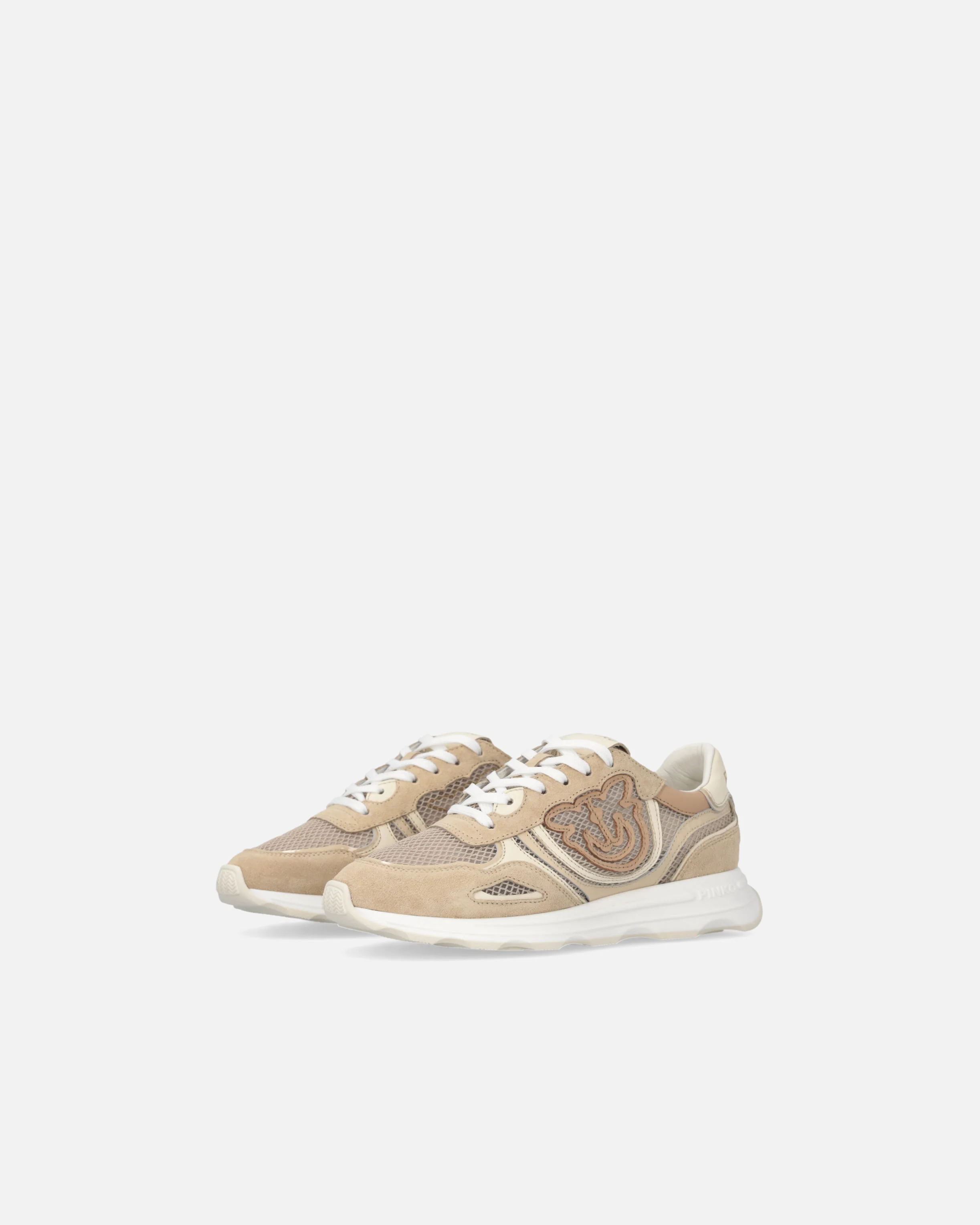 Mesh and suede sneakers with Love Birds logo - Image 6