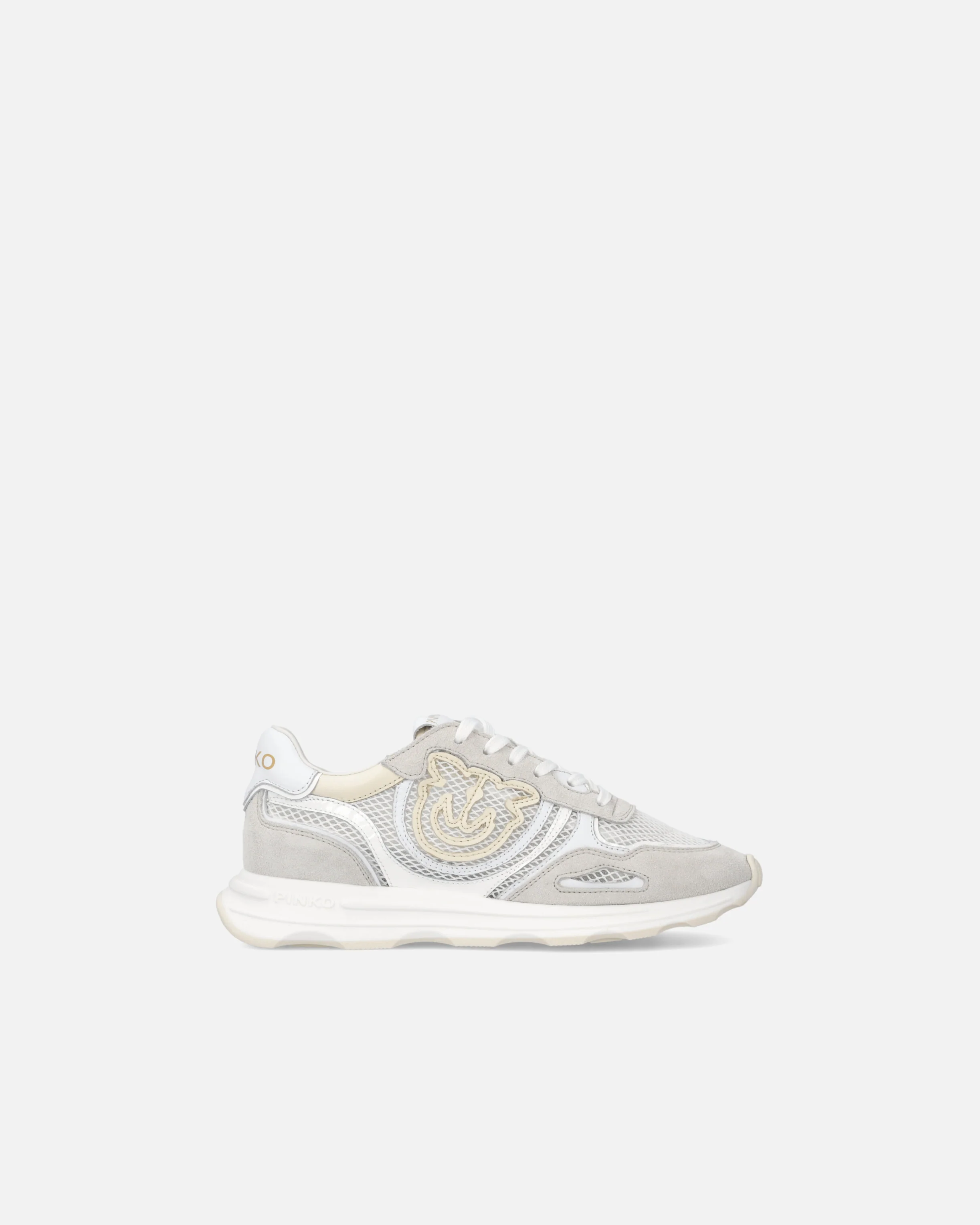 Mesh and suede sneakers with Love Birds logo