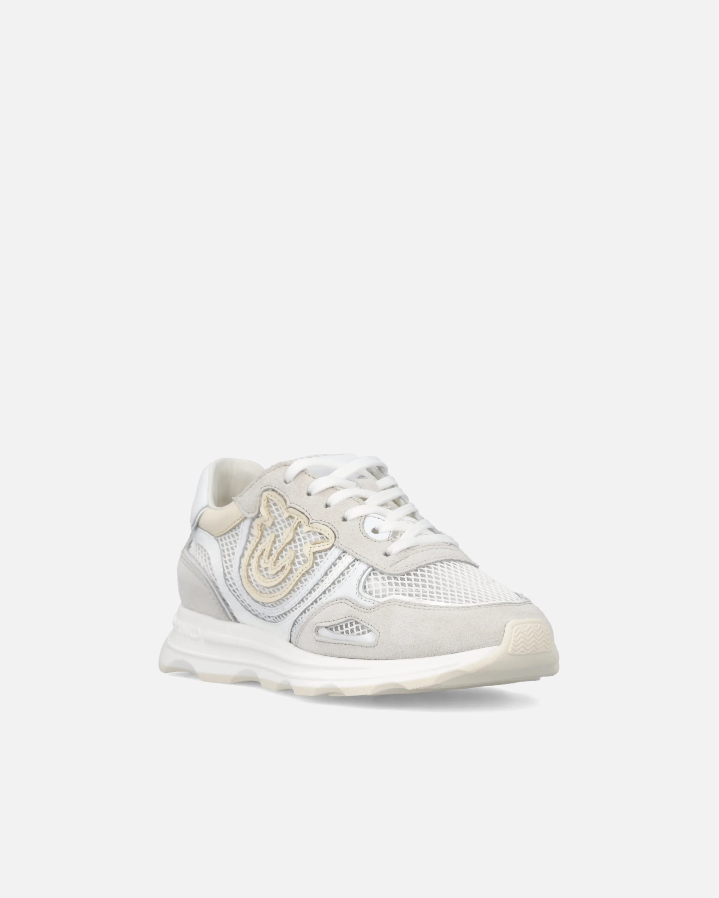 Mesh and suede sneakers with Love Birds logo - Image 2