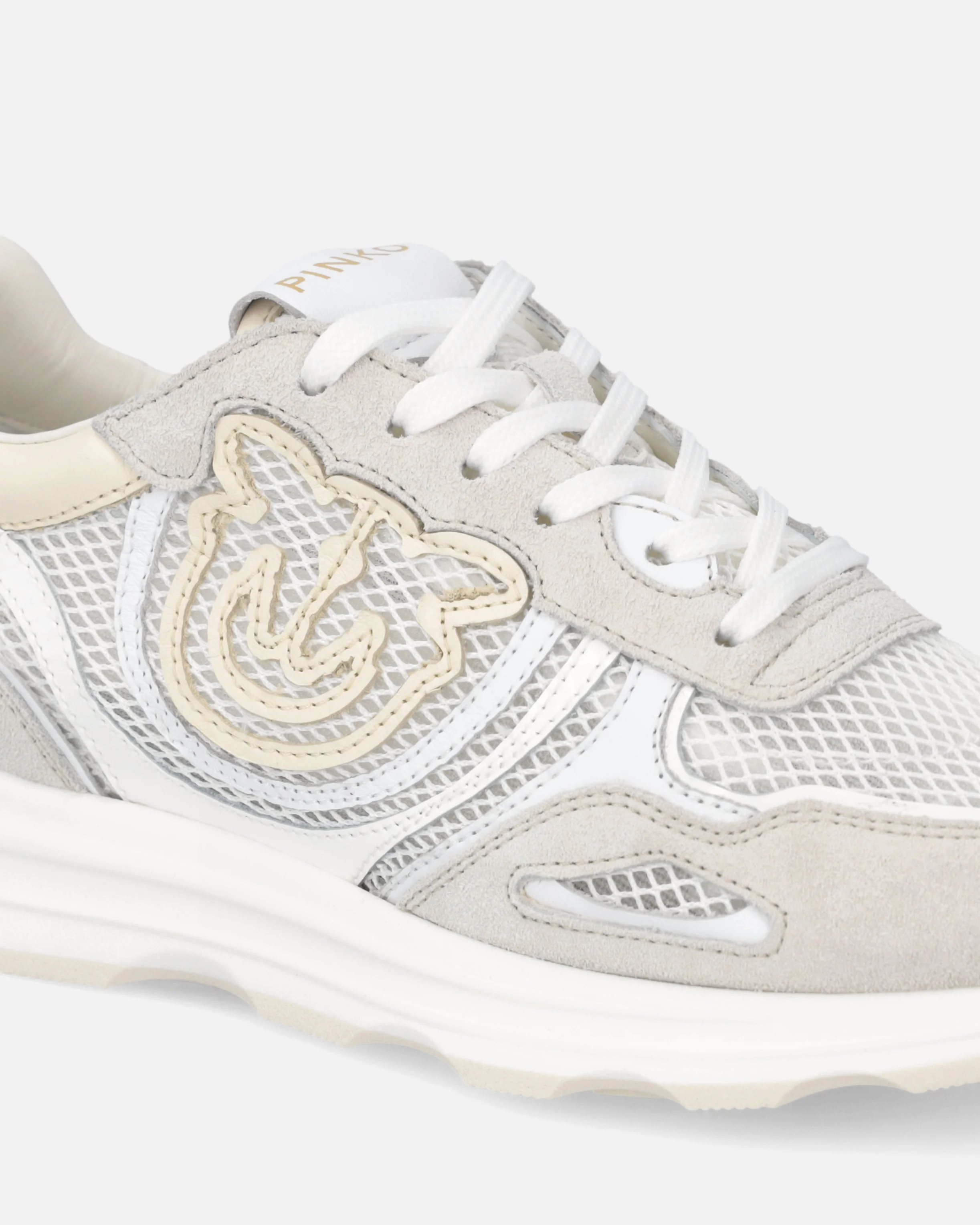 Mesh and suede sneakers with Love Birds logo - Image 4