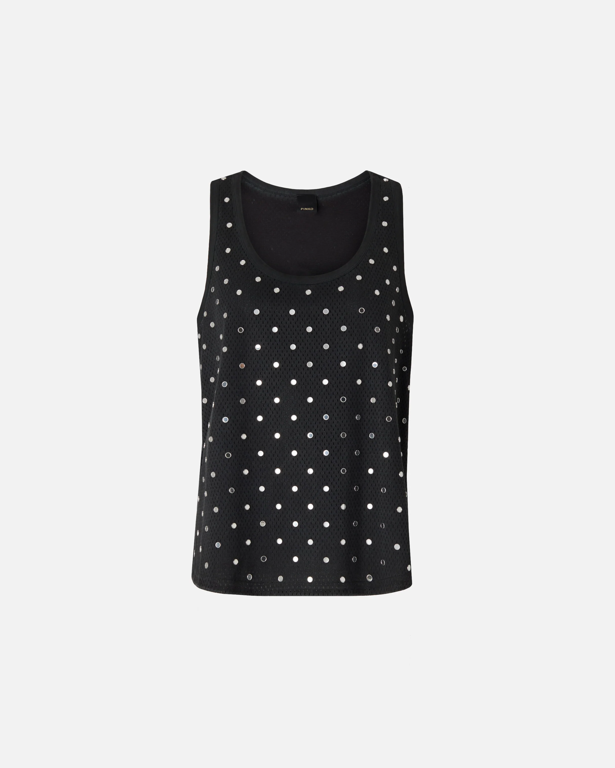 Mesh vest top with mirror detail - Image 5