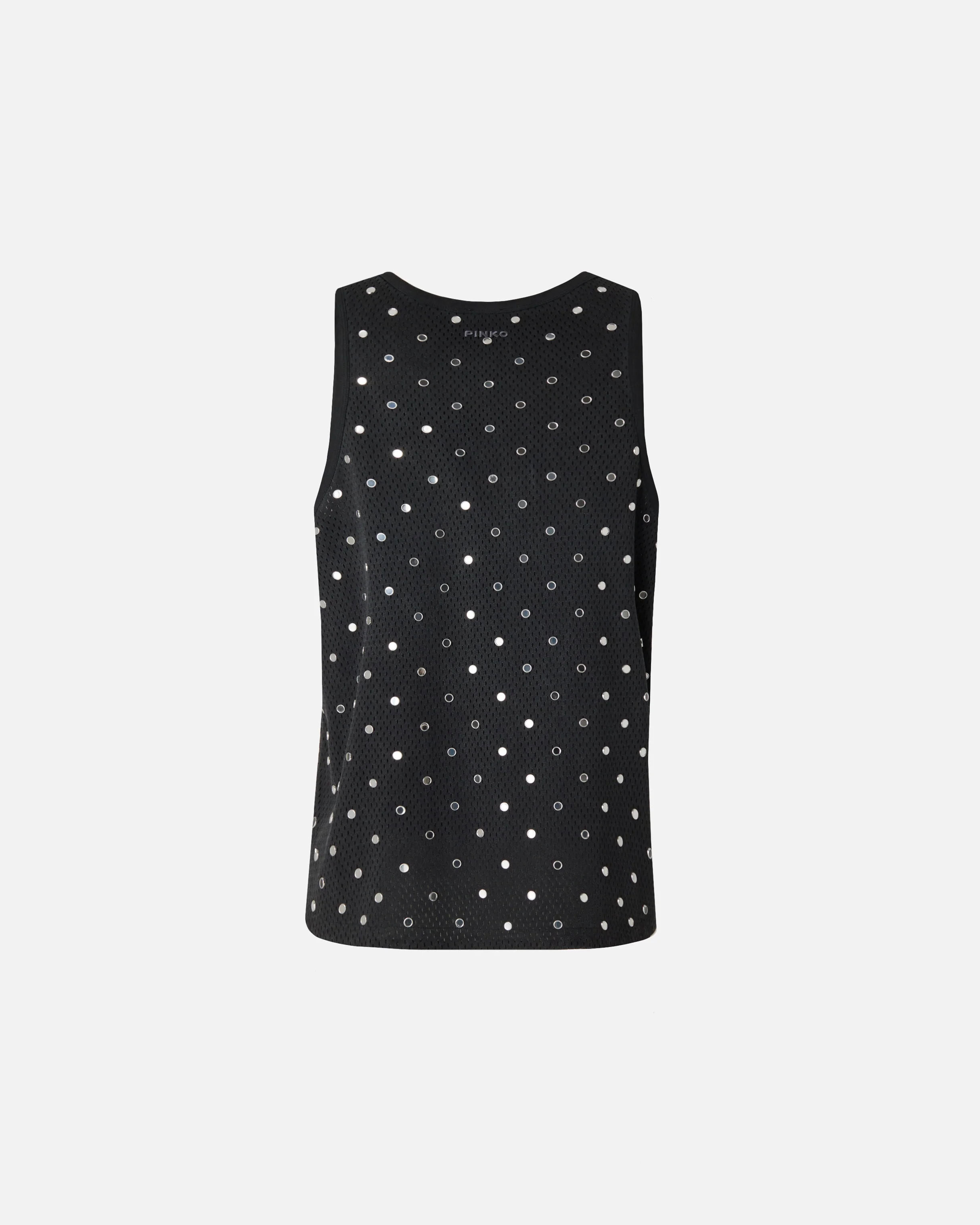 Mesh vest top with mirror detail - Image 6