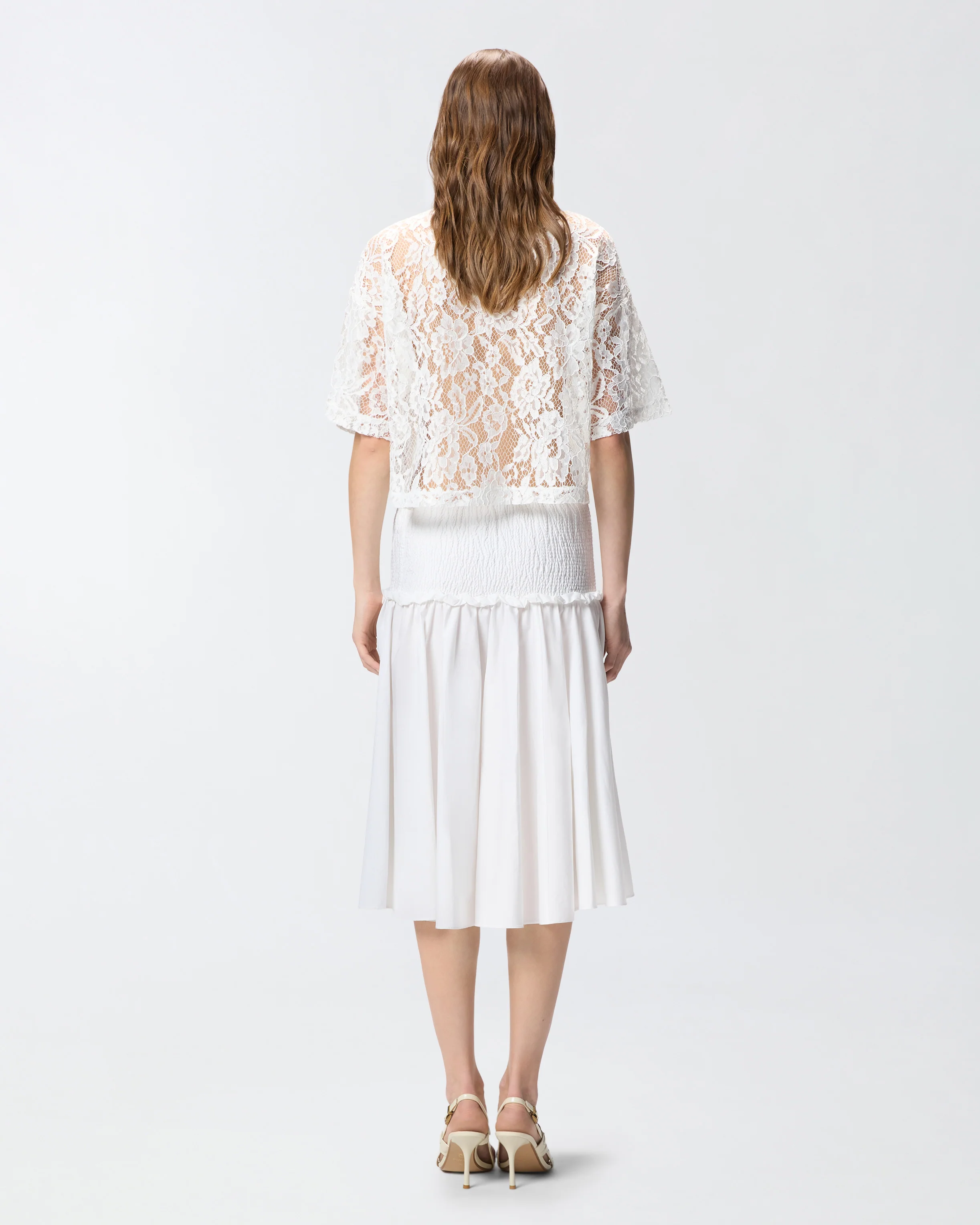 Midi skirt with elasticated band - Image 3