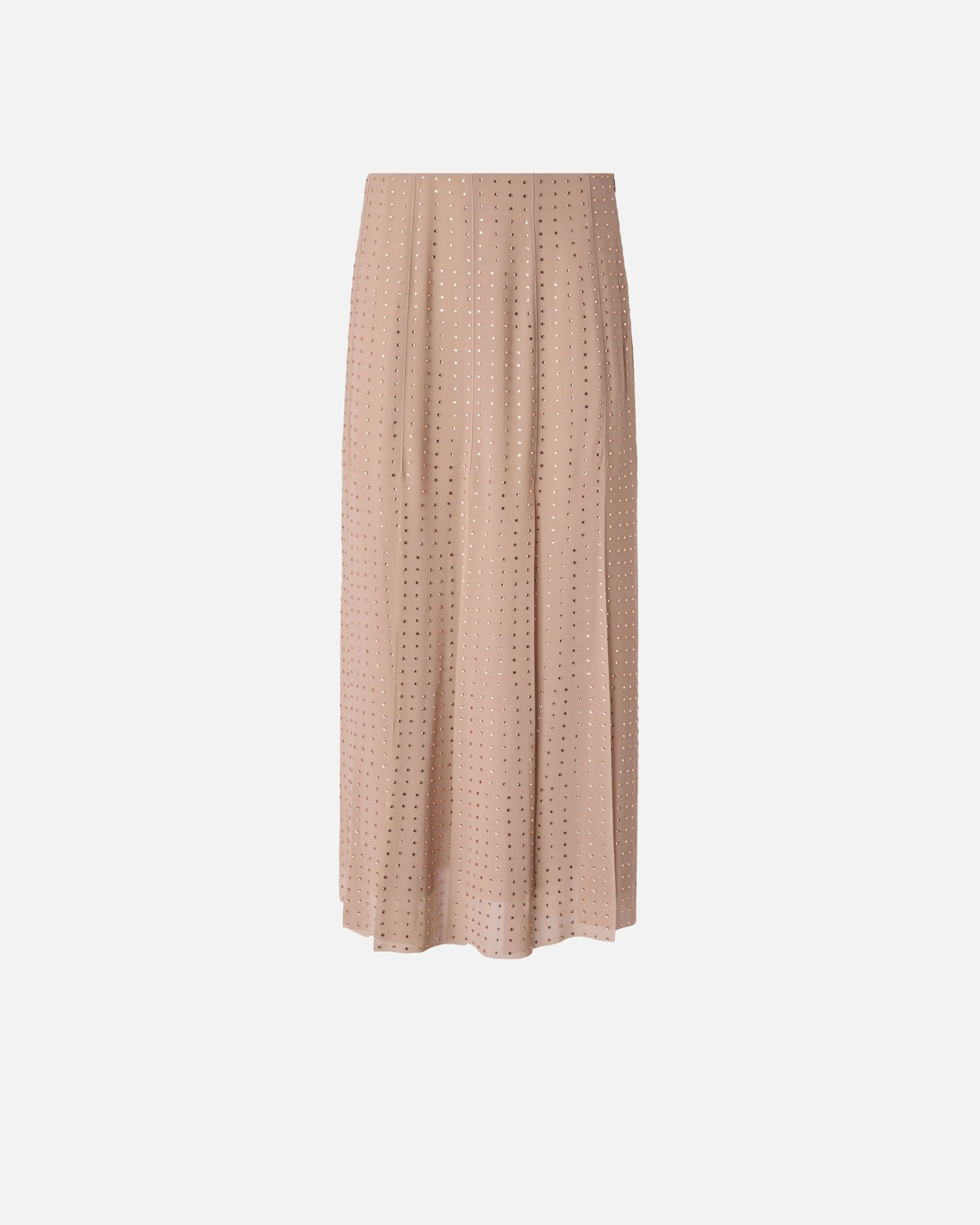 Midi skirt with fringes and rhinestones - Image 5
