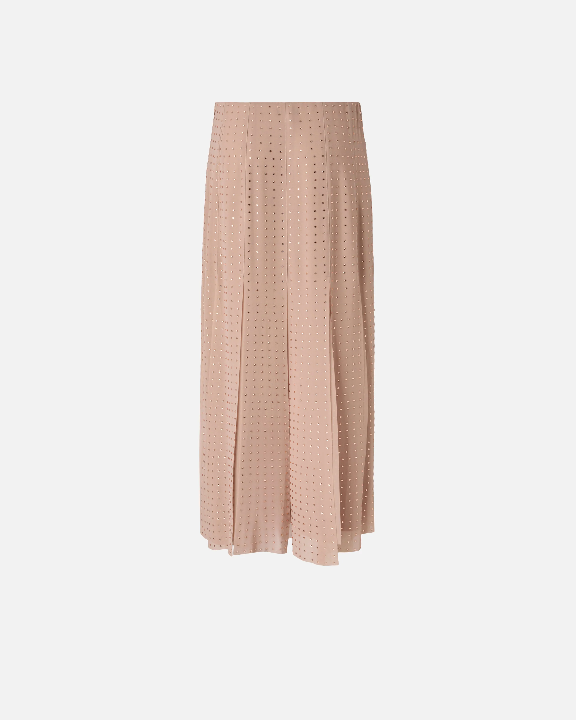 Midi skirt with fringes and rhinestones - Image 6