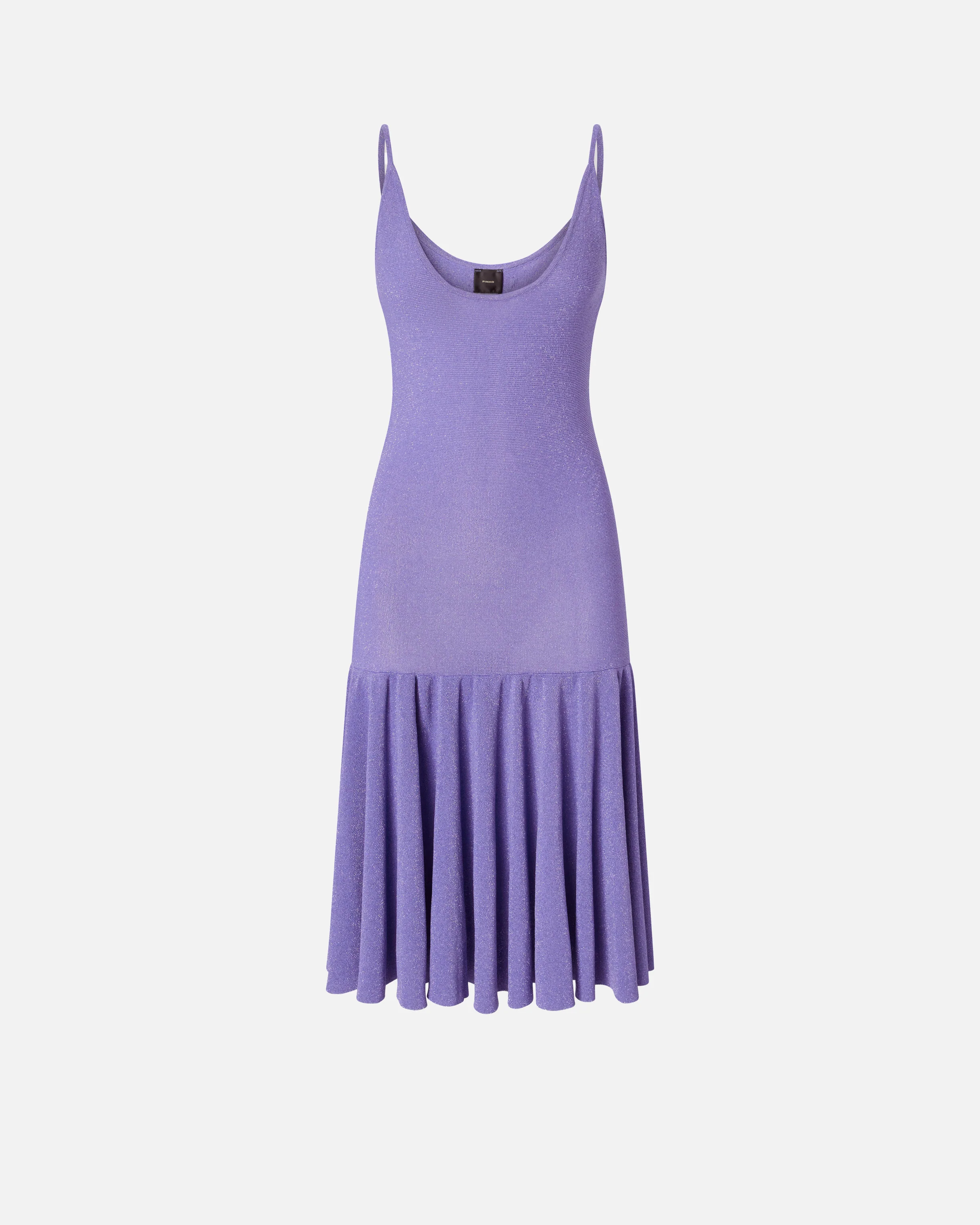 Mini dress with shoulder straps and pleats - Image 5
