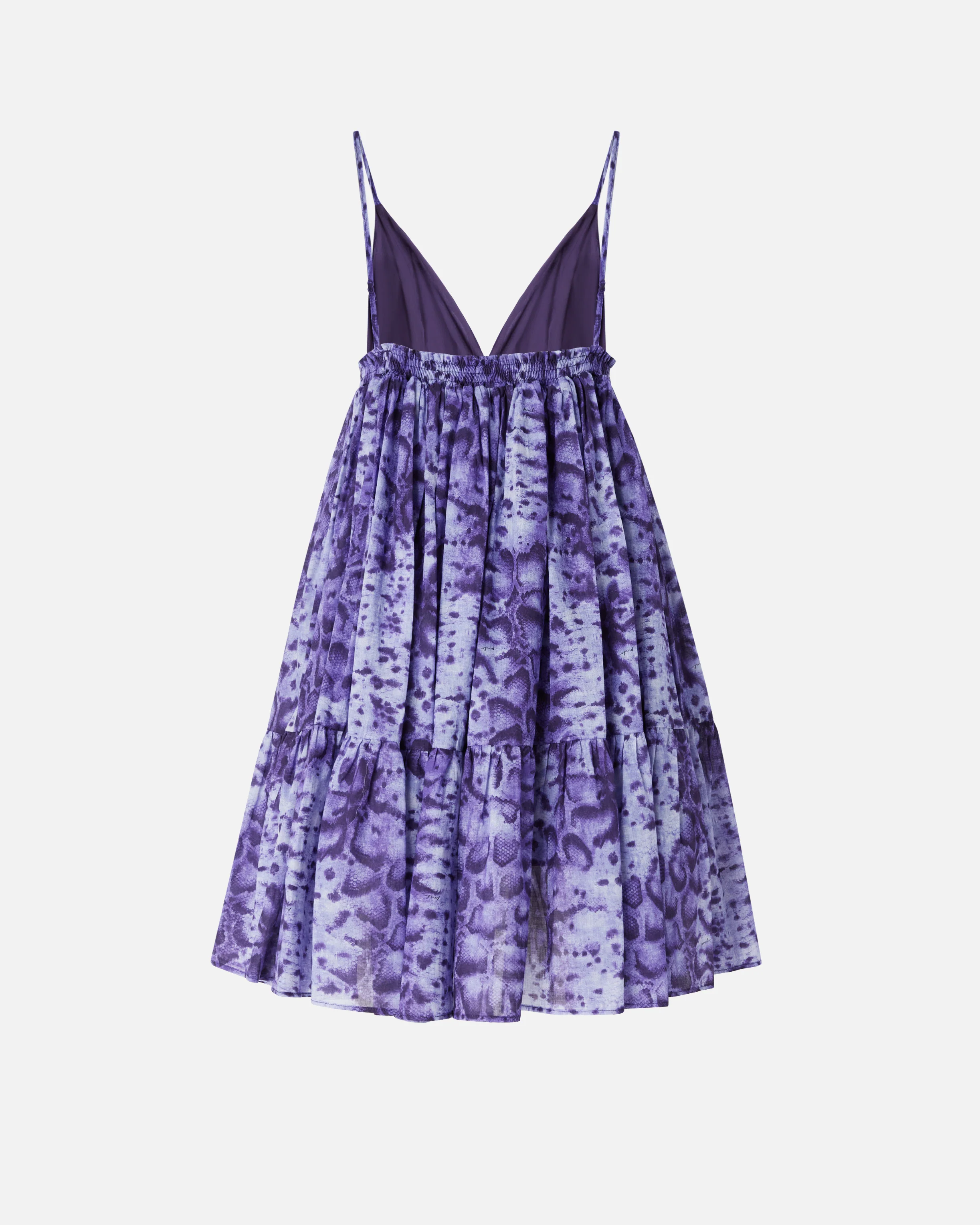 Mini dress with snake print - Image 6