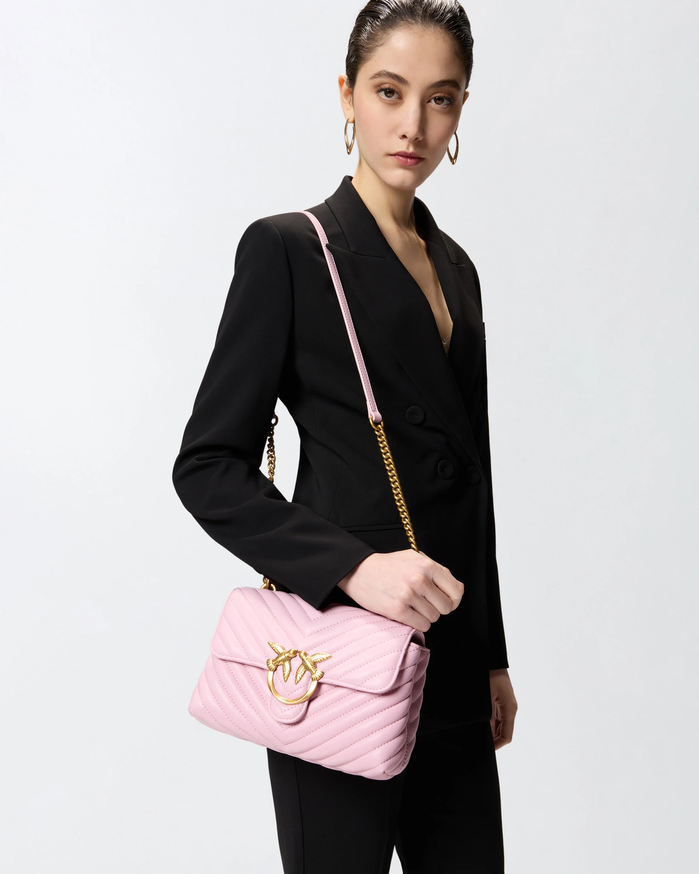 Mini handbag Lady Love Bag Puff Chevron - Image 5