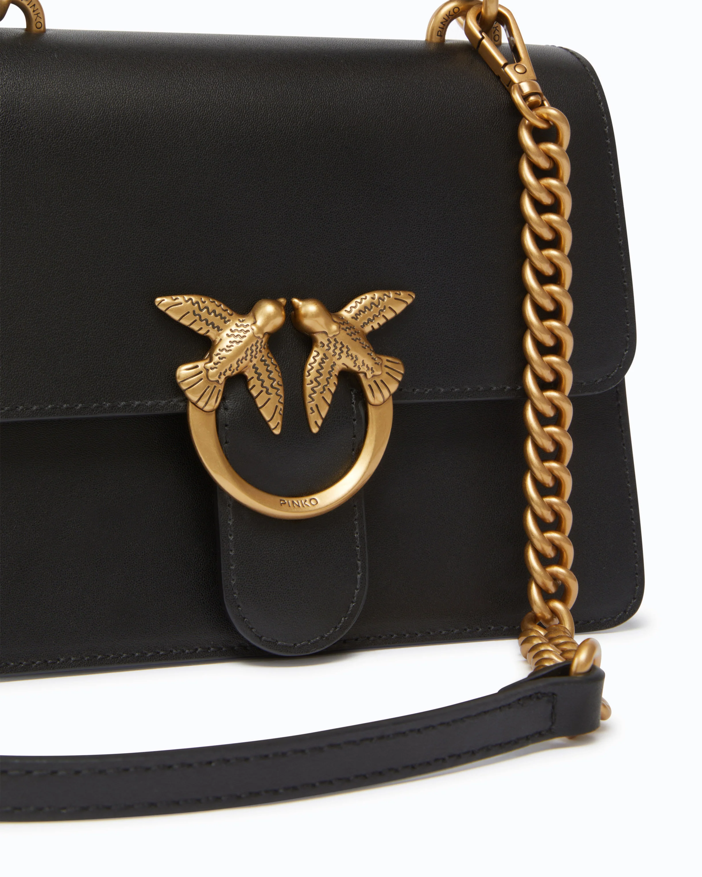 Mini handbag Love Bag Top Handle in leather - Image 3