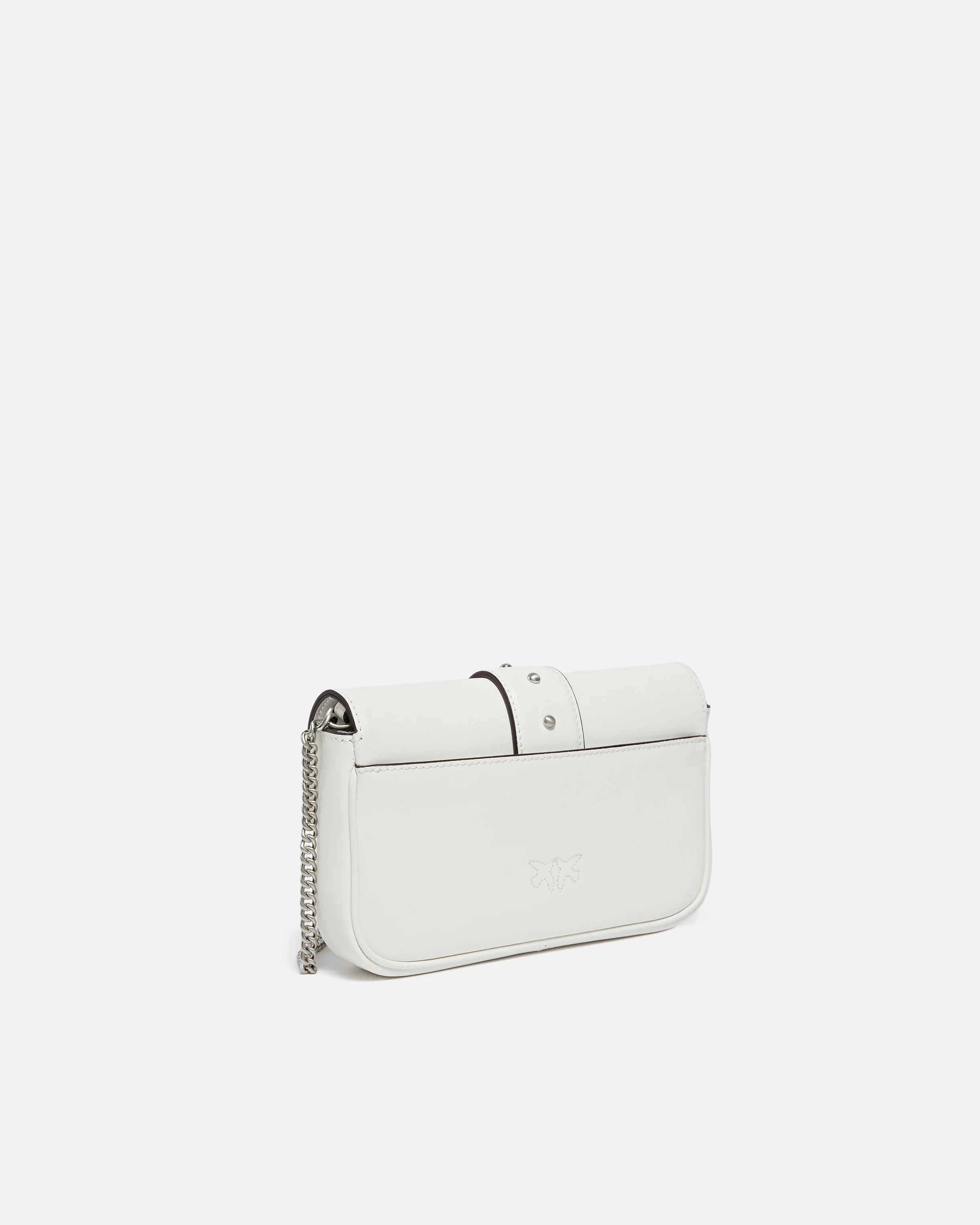 Mini Love Bag One Pocket shoulder bag in leather with turquoise buckle - Image 2
