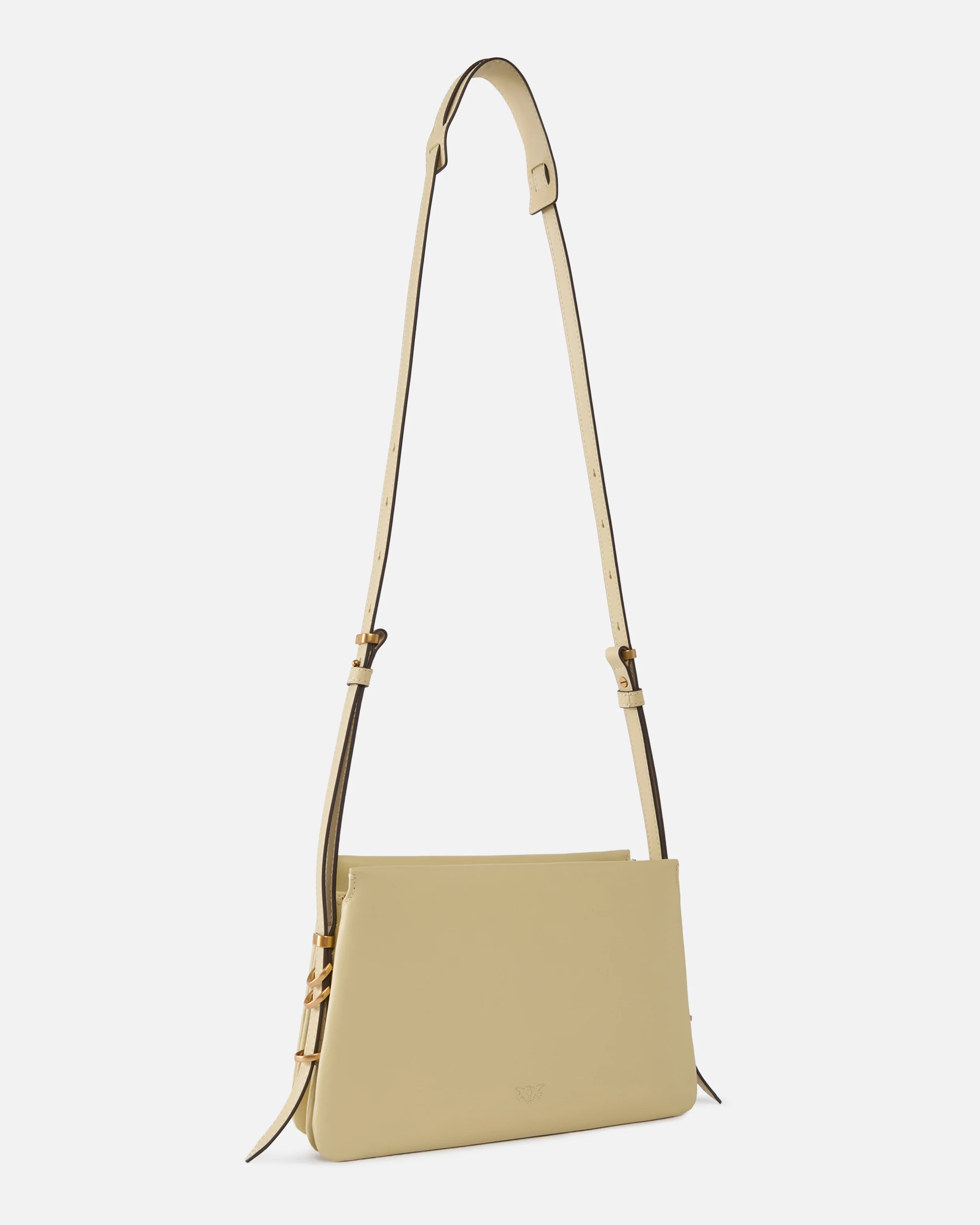 Mini One, Two, Three Bag in leather with shoulder strap - Image 2