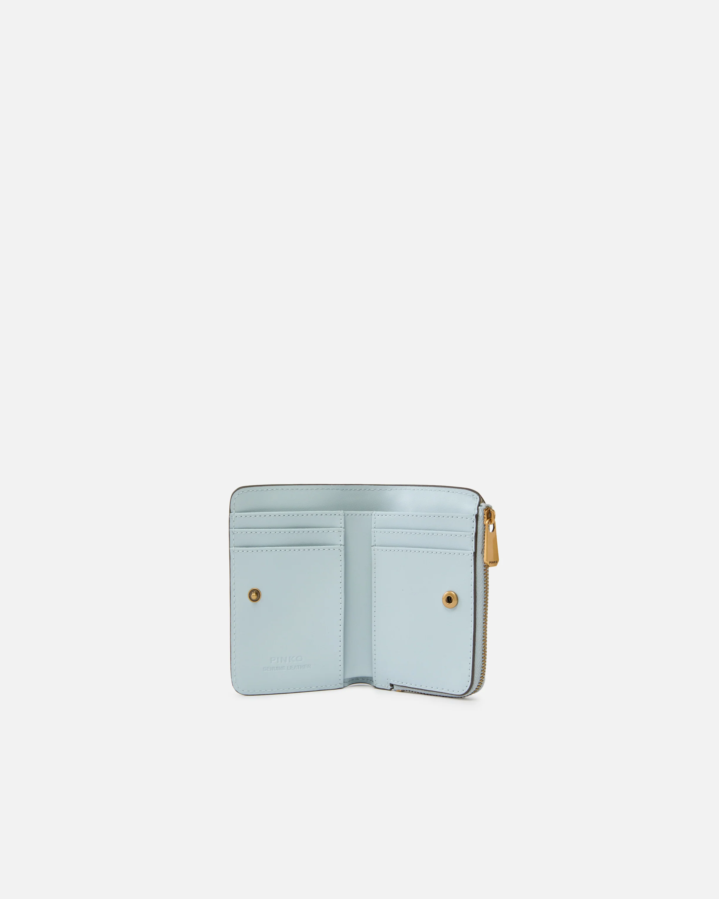 Mini wallet in leather with Love Birds - Image 4