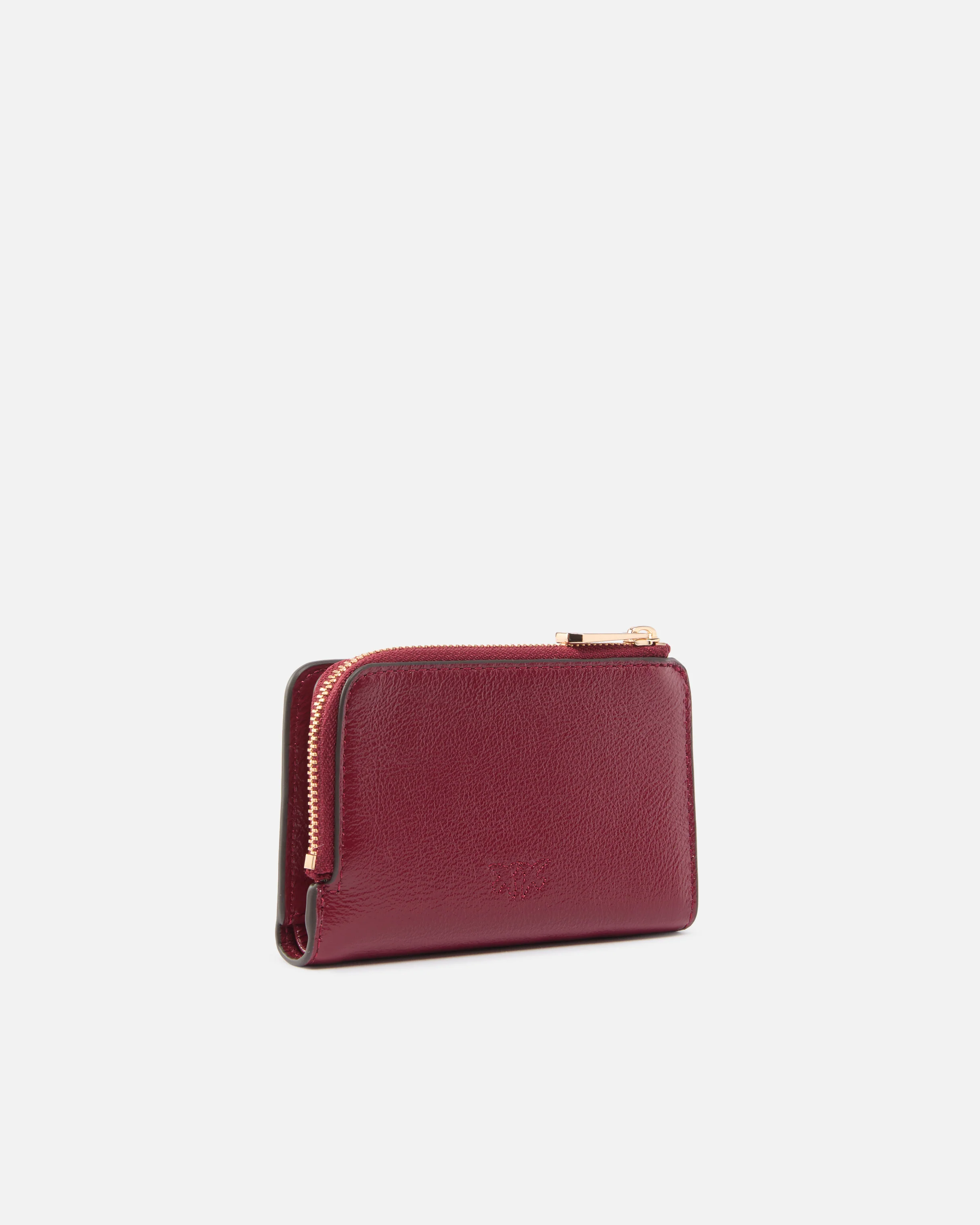 Mini wallet in shiny leather with Love Birds - Image 2