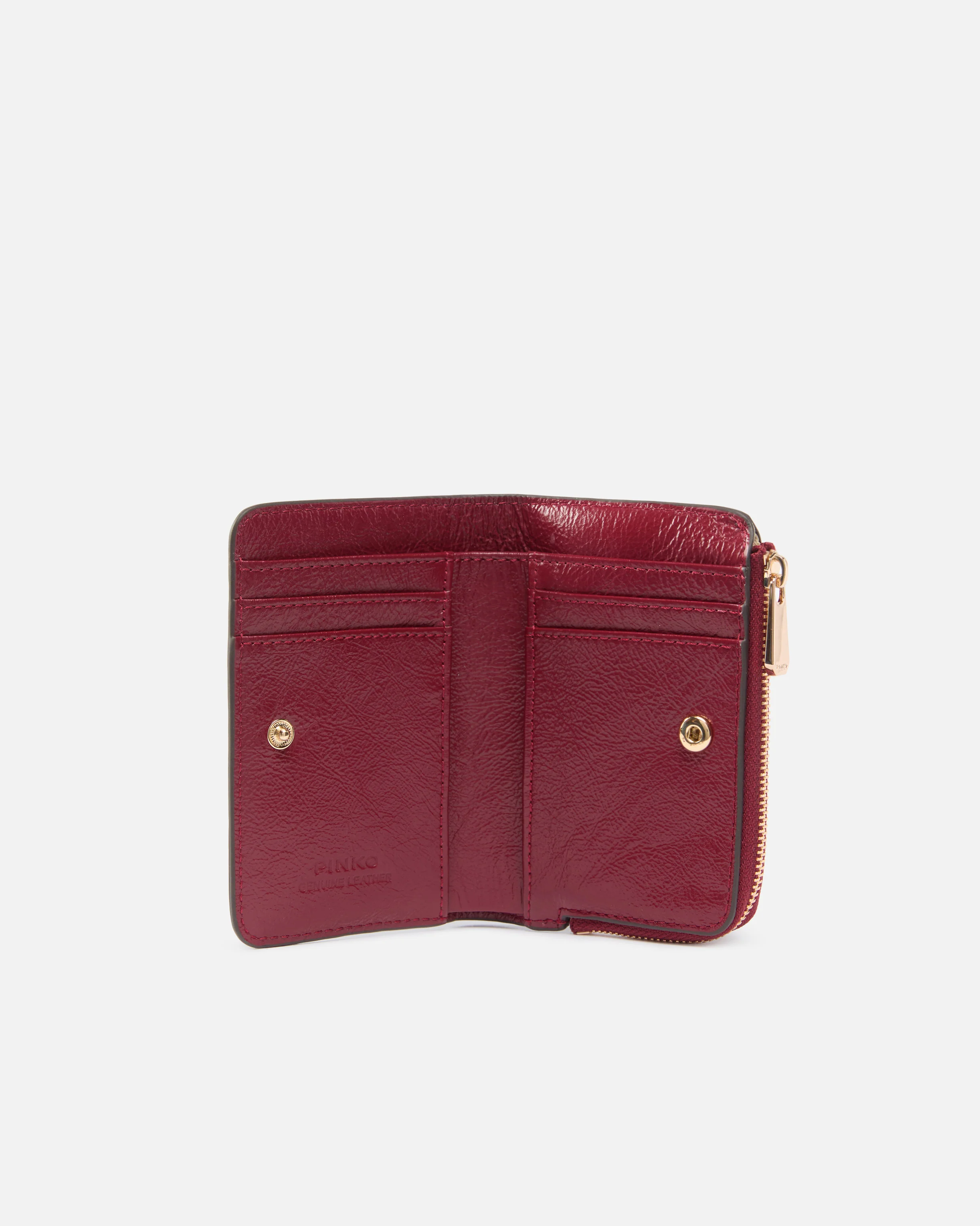 Mini wallet in shiny leather with Love Birds - Image 3