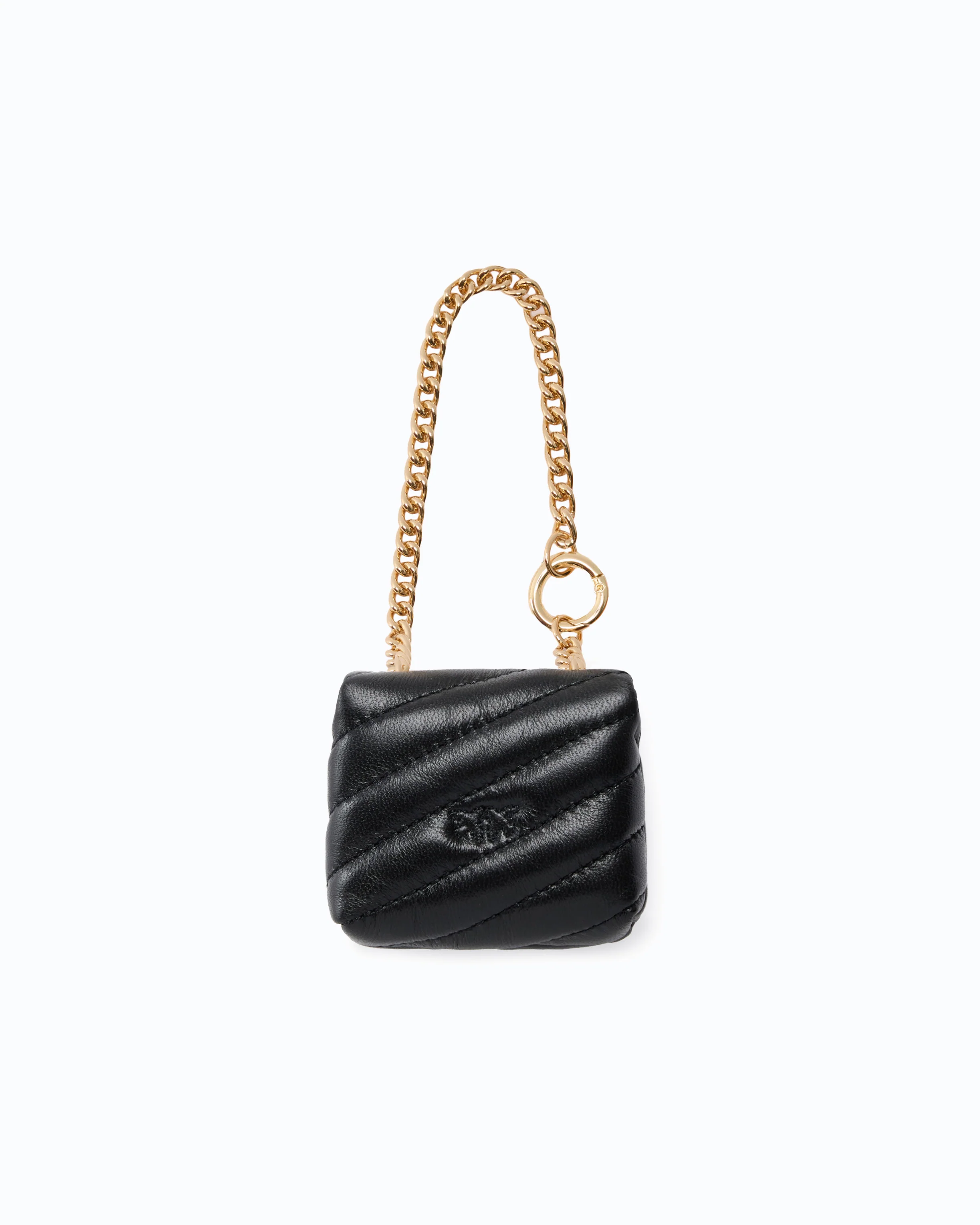 Nano Love Bag Puff accessory in nappa leather - Image 2