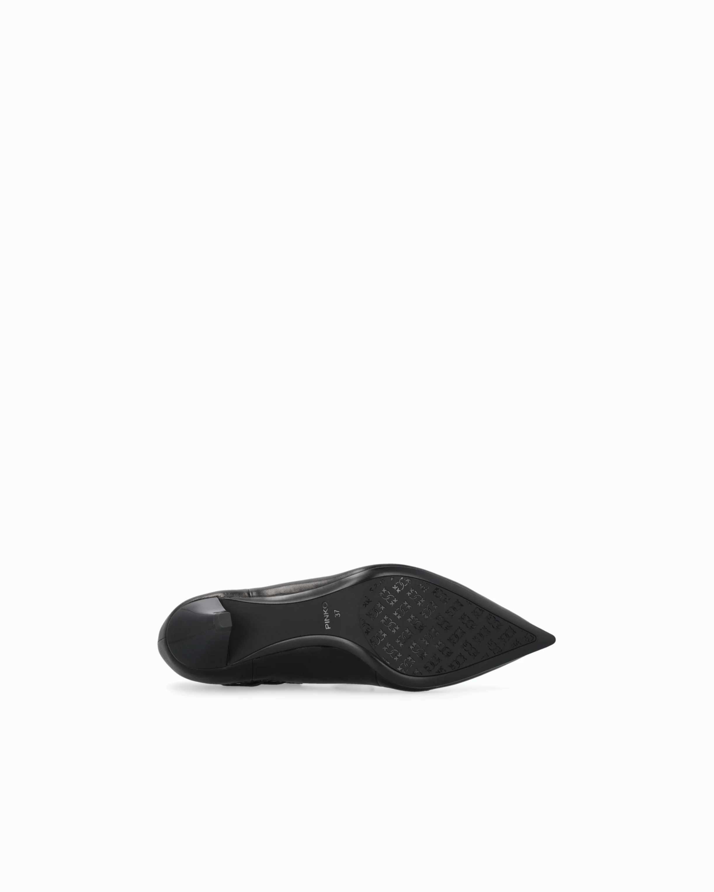 Nappa leather court shoe with lace-up detail and cone heel - Image 7