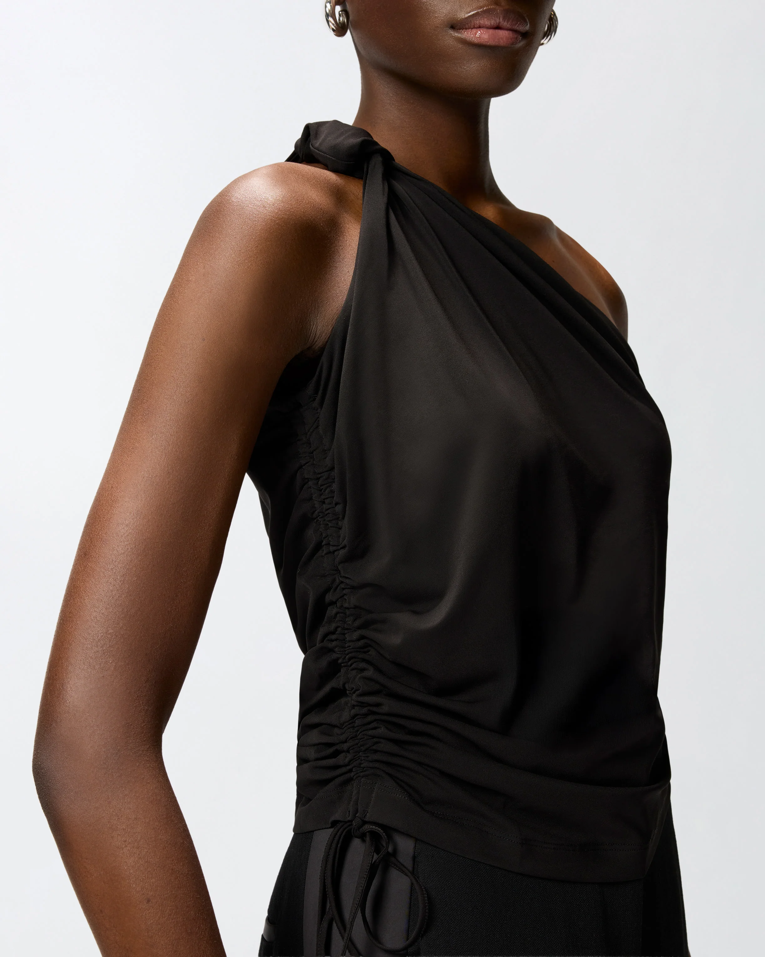 One-shoulder top with knot detail - Image 4