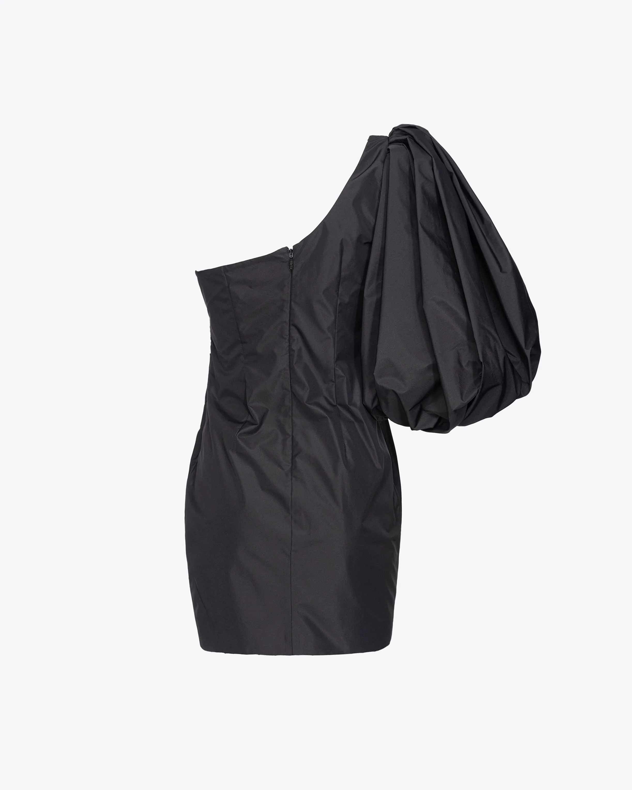 ONE-SHOULDER TAFFETA MINI DRESS - Image 2
