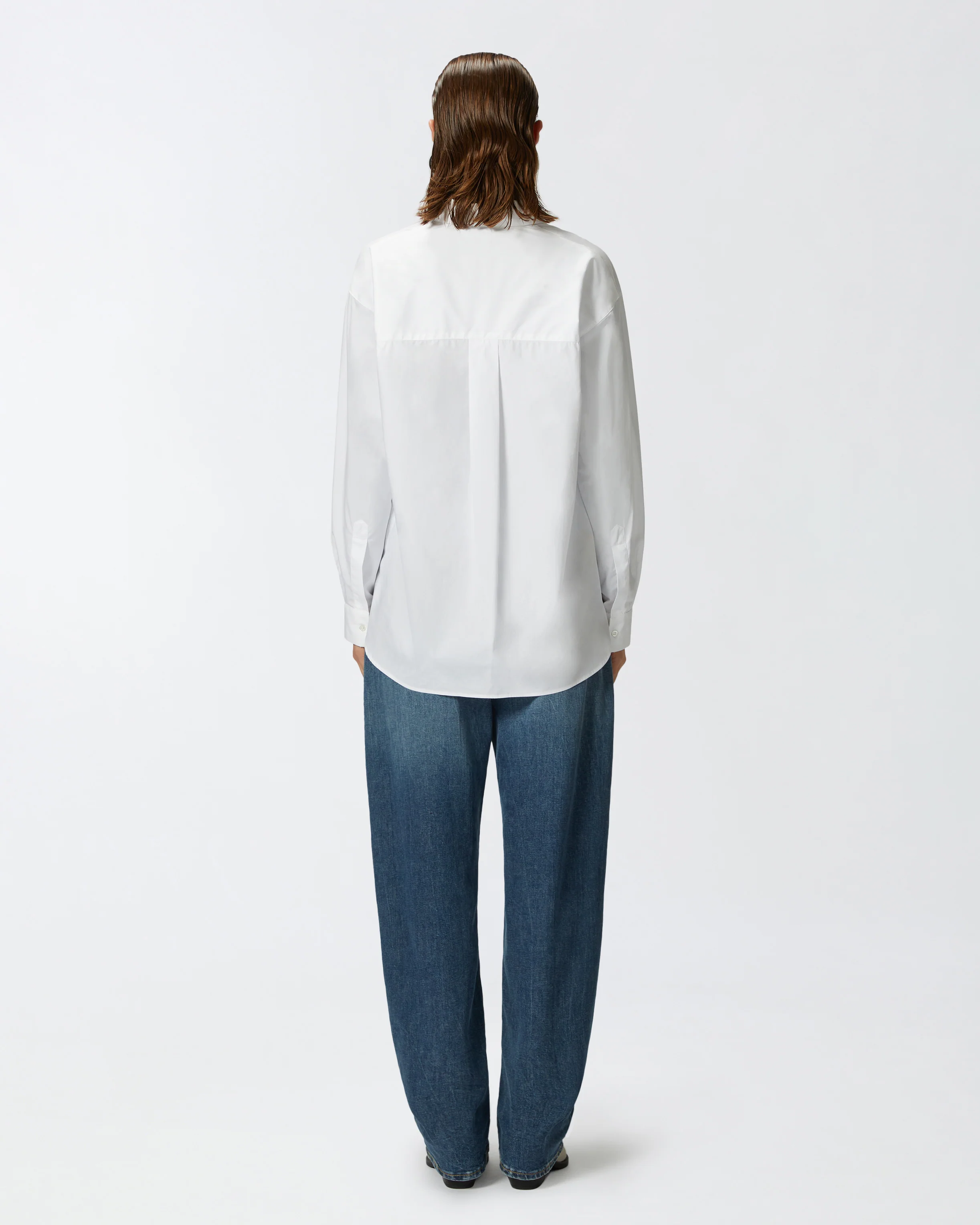 Oversize poplin shirt - Image 3