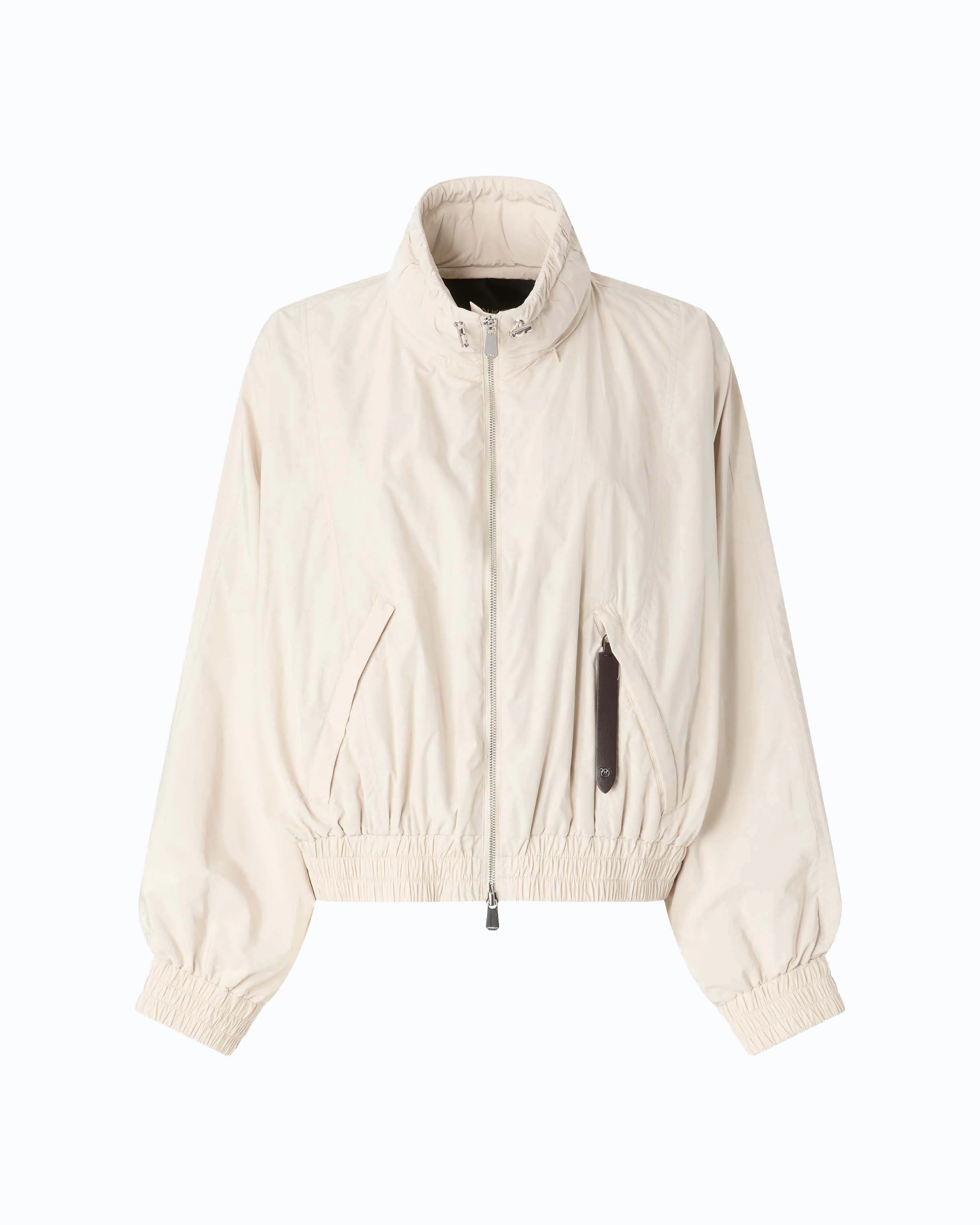Oversized blouson jacket with drawstring - Image 5