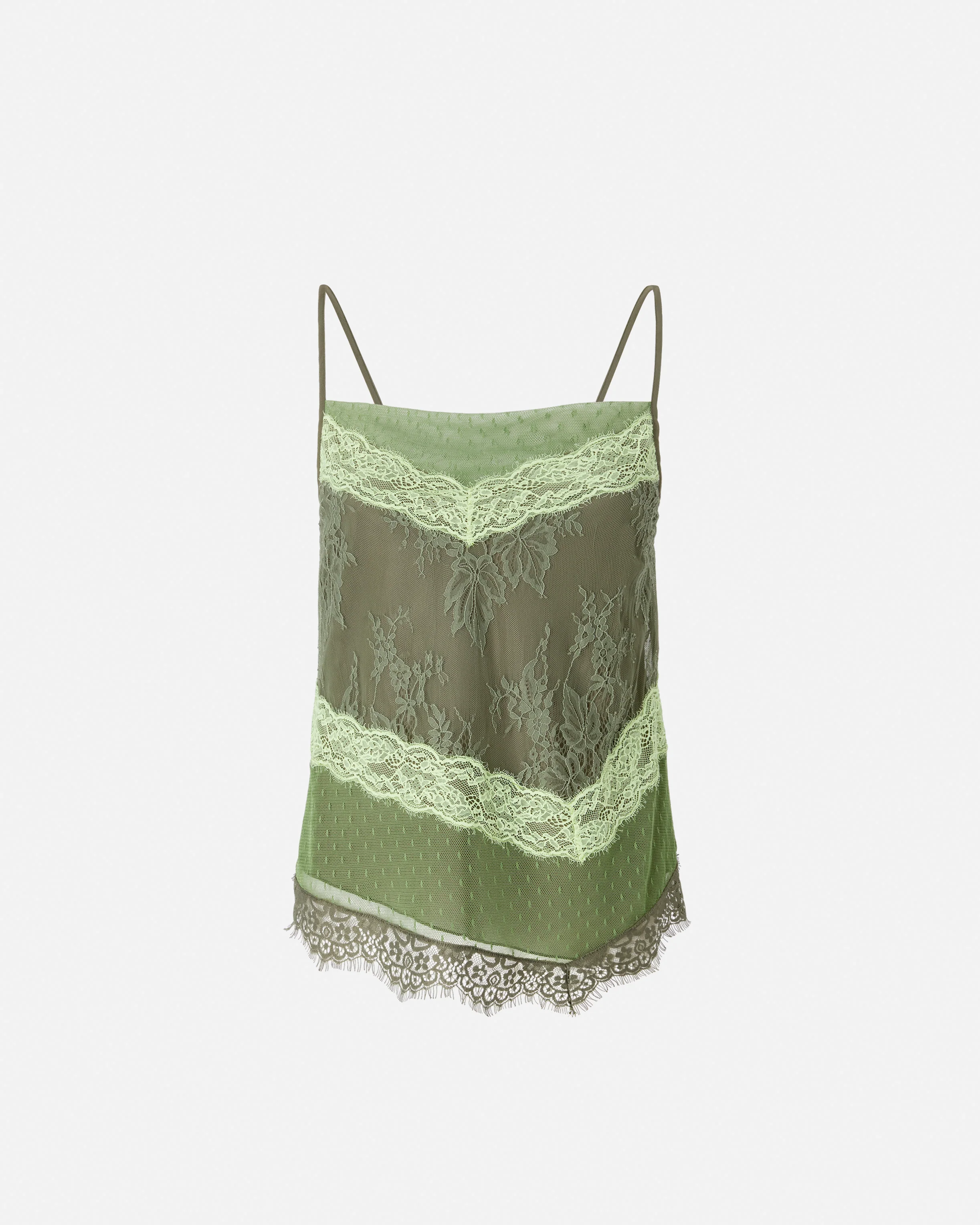 Patchwork-effect lace top - Image 5