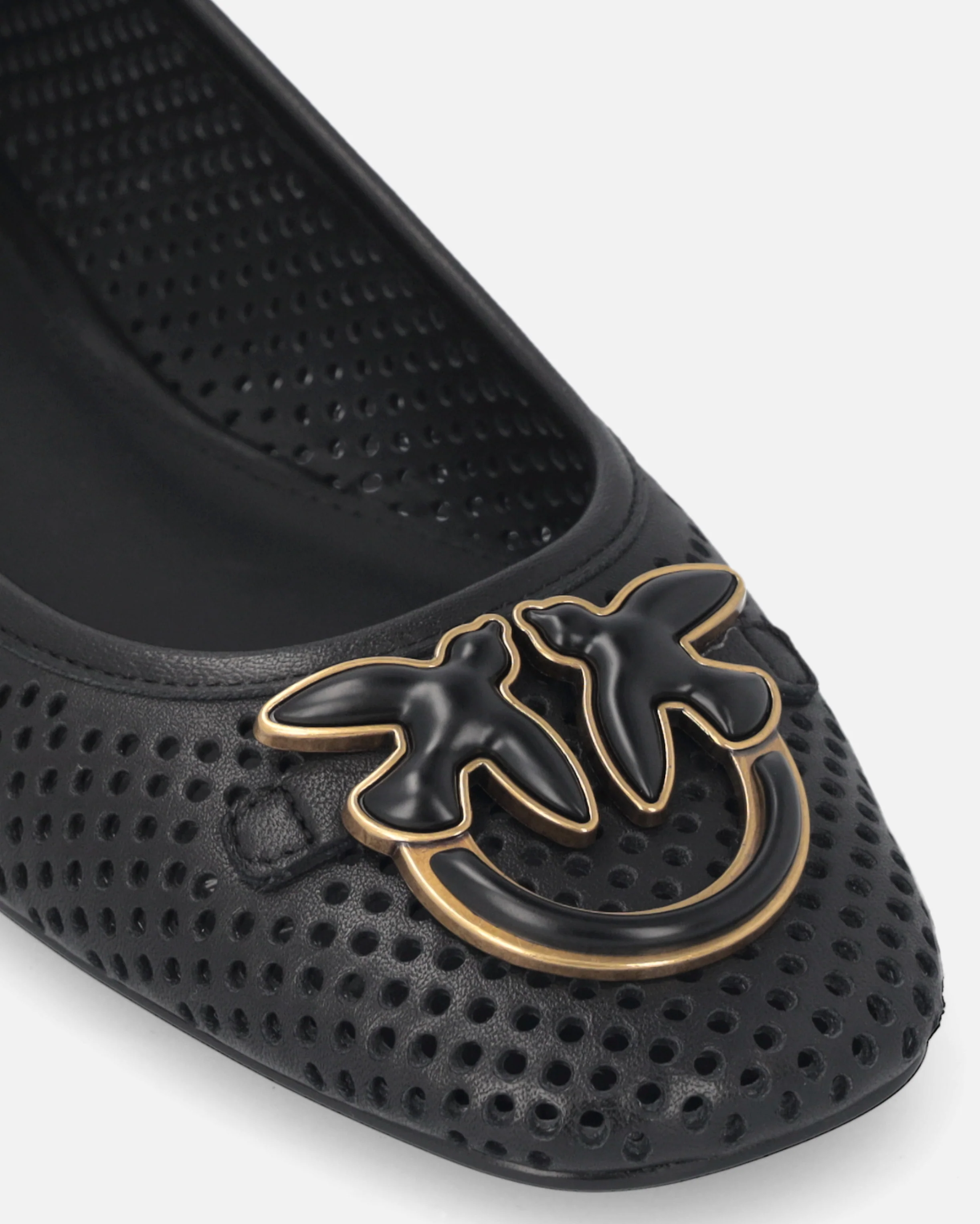 Perforated ballerinas with Love Birds logo - Image 4