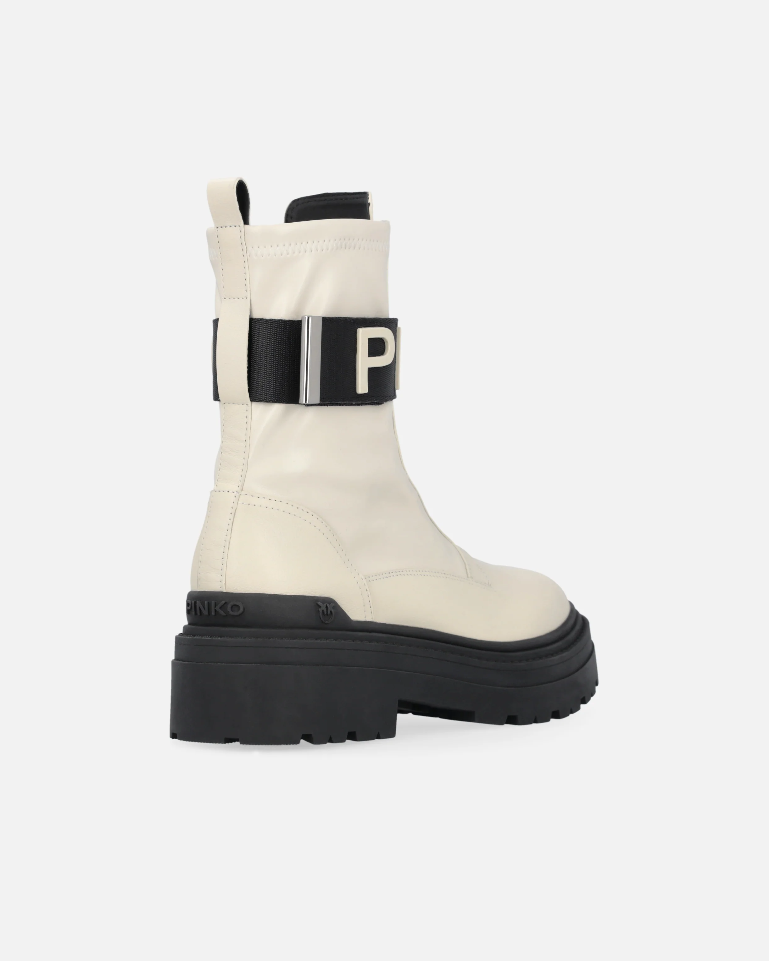 Platform boots with PINKO lettering logo - Image 3