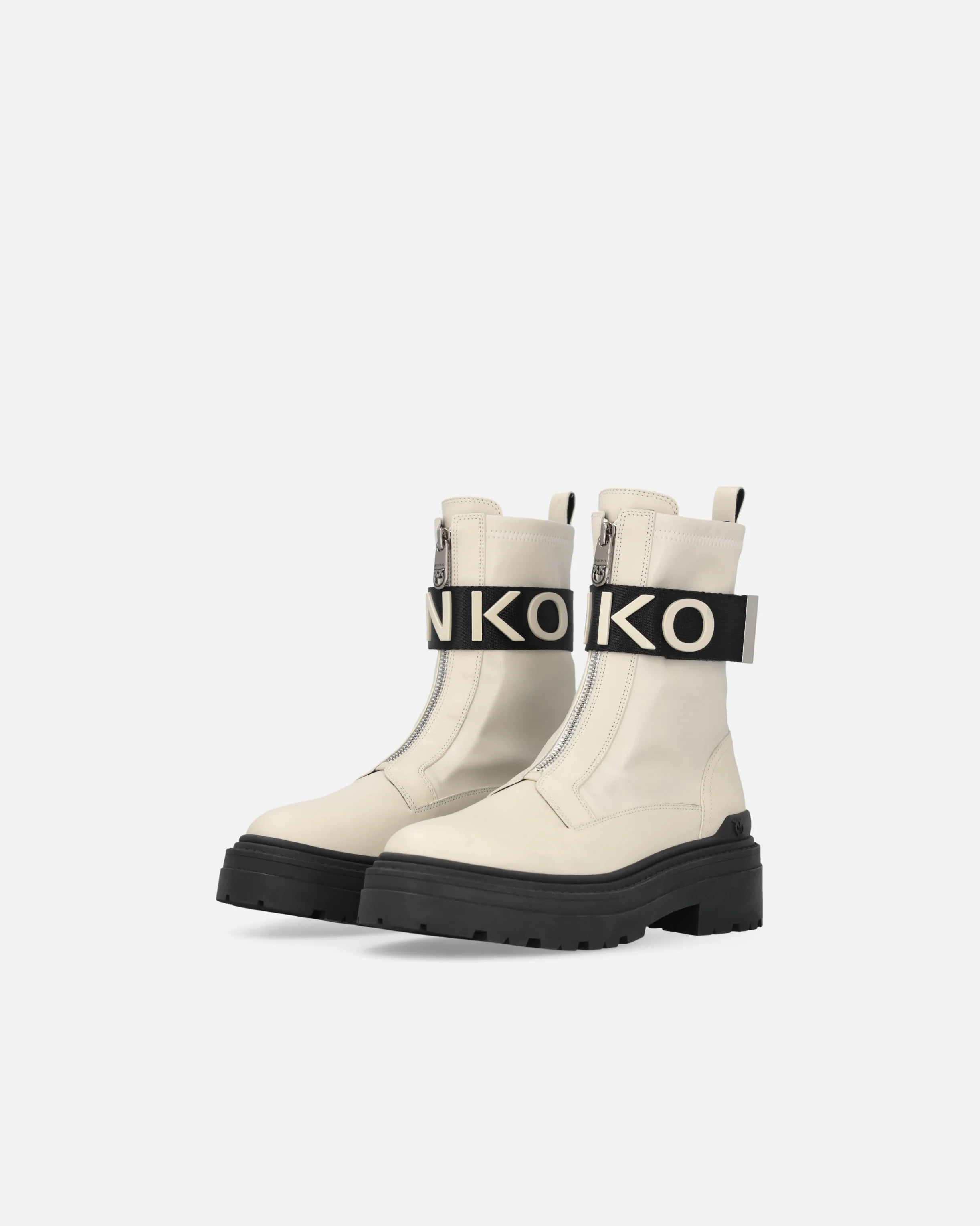 Platform boots with PINKO lettering logo - Image 6