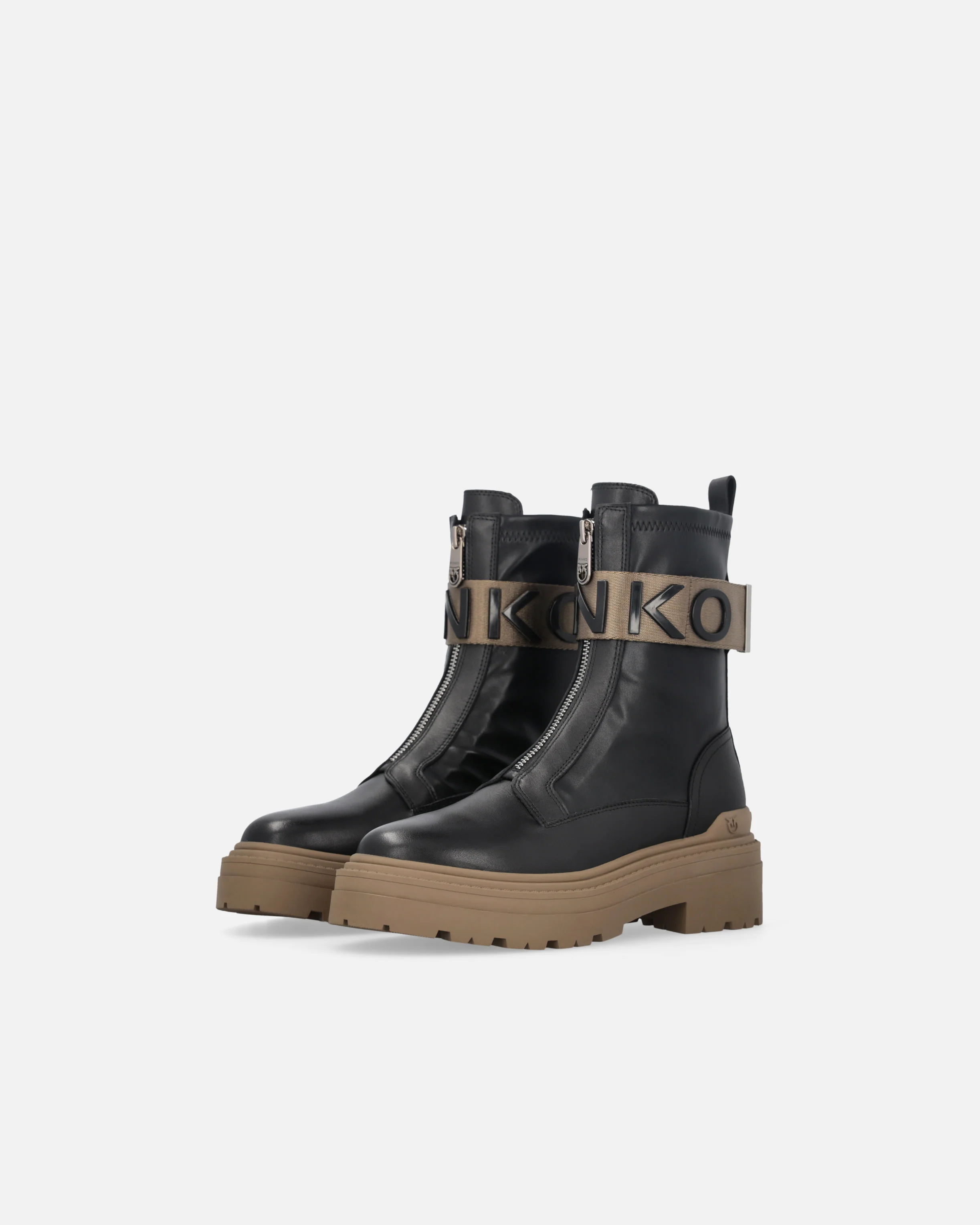 Platform boots with PINKO lettering logo - Image 11