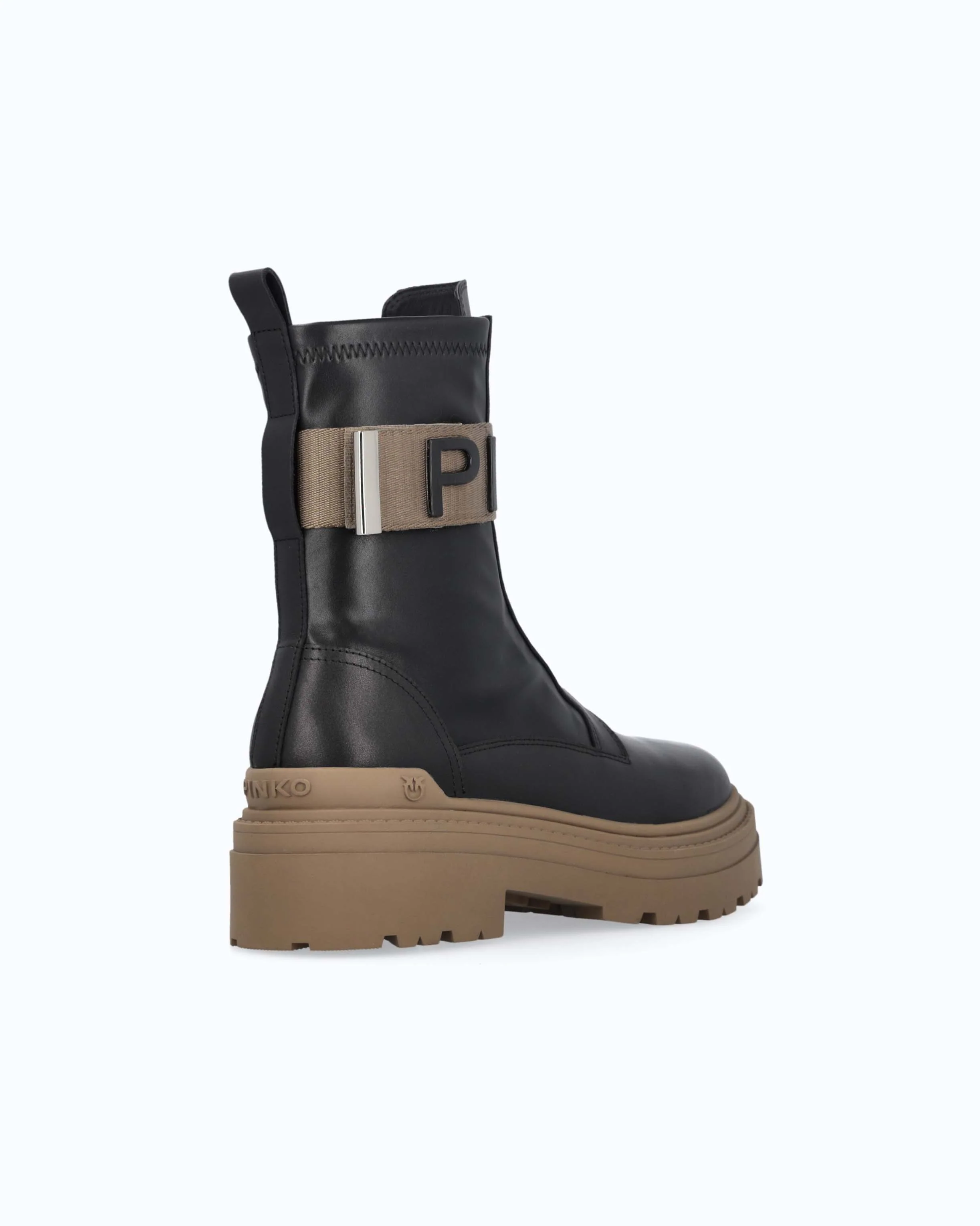 Platform boots with PINKO lettering logo - Image 3