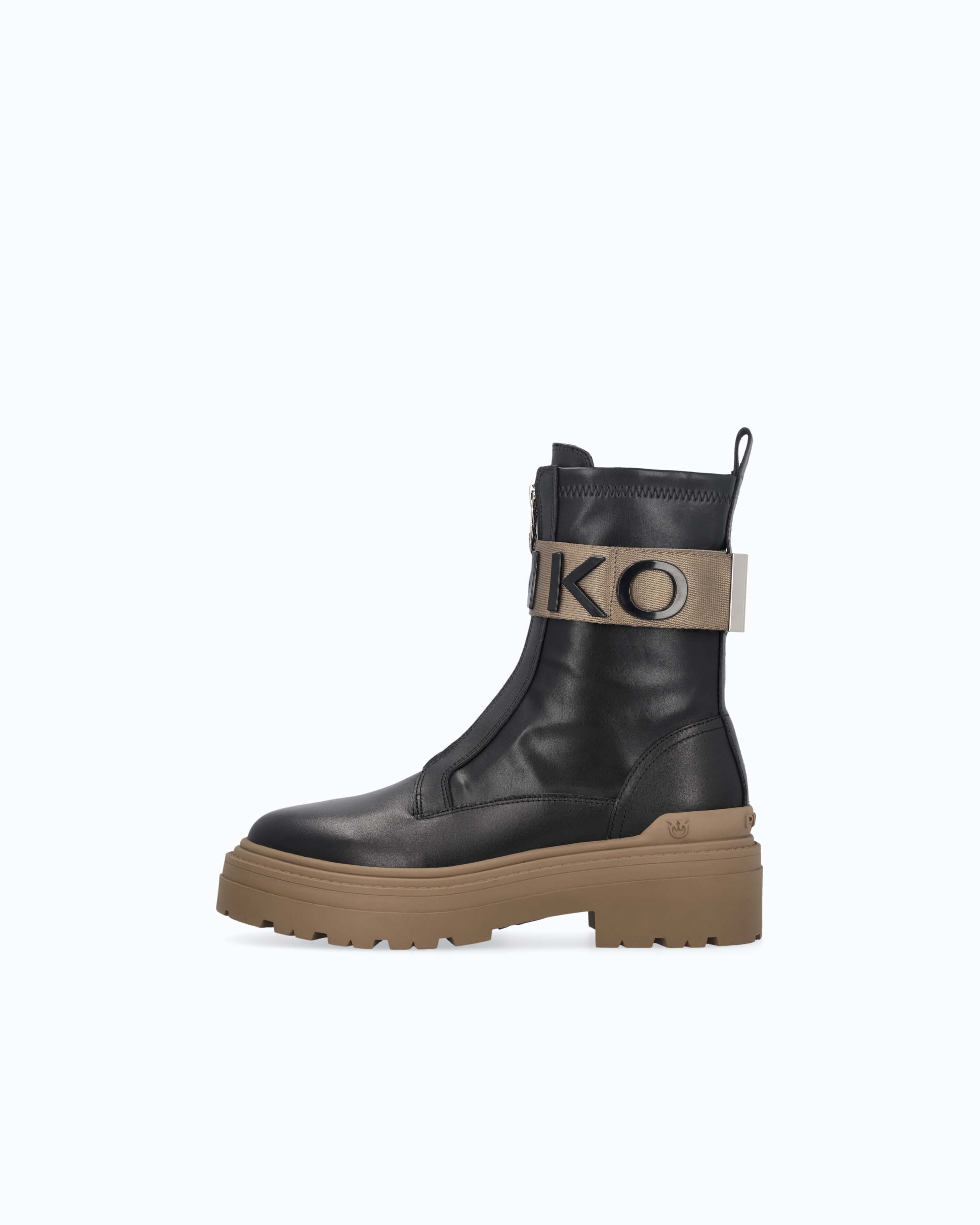 Platform boots with PINKO lettering logo - Image 5
