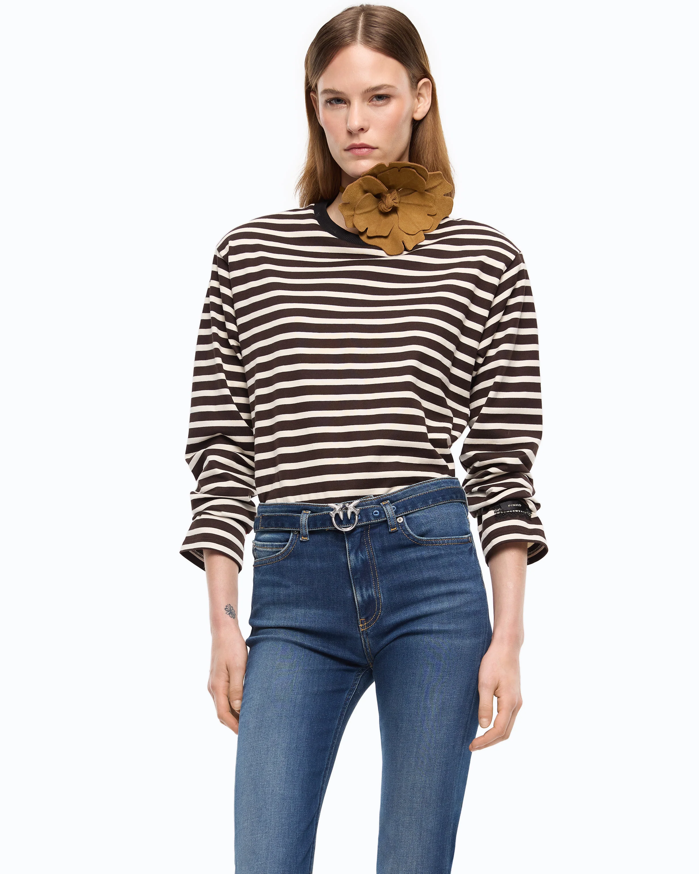 Quiet Is The New Punk striped sweater - Image 2