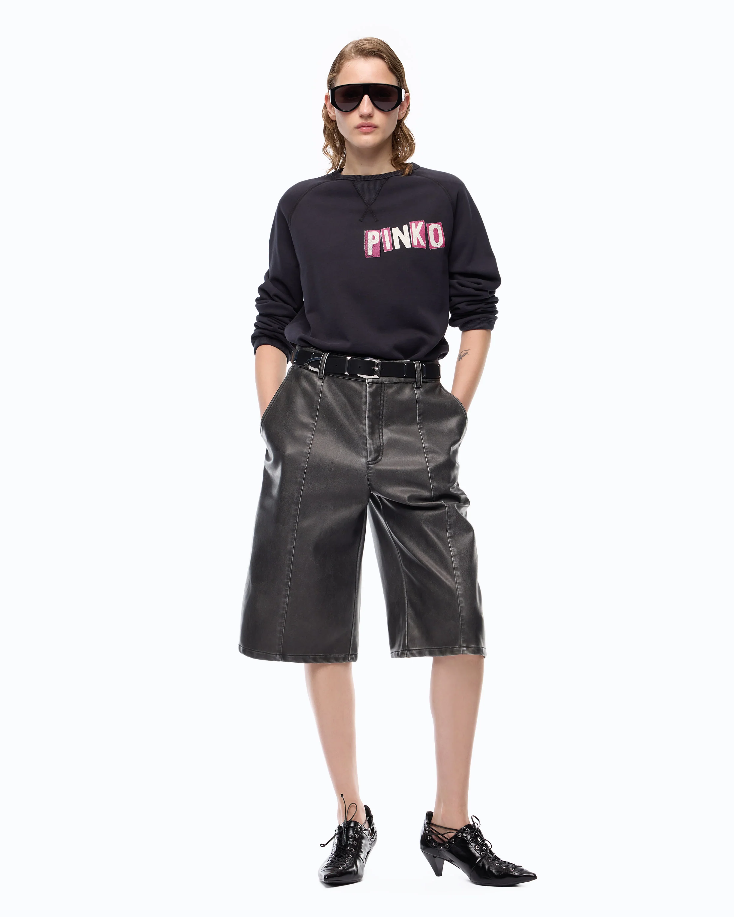 Quiet Is The New Punk swan-print sweatshirt - Image 2