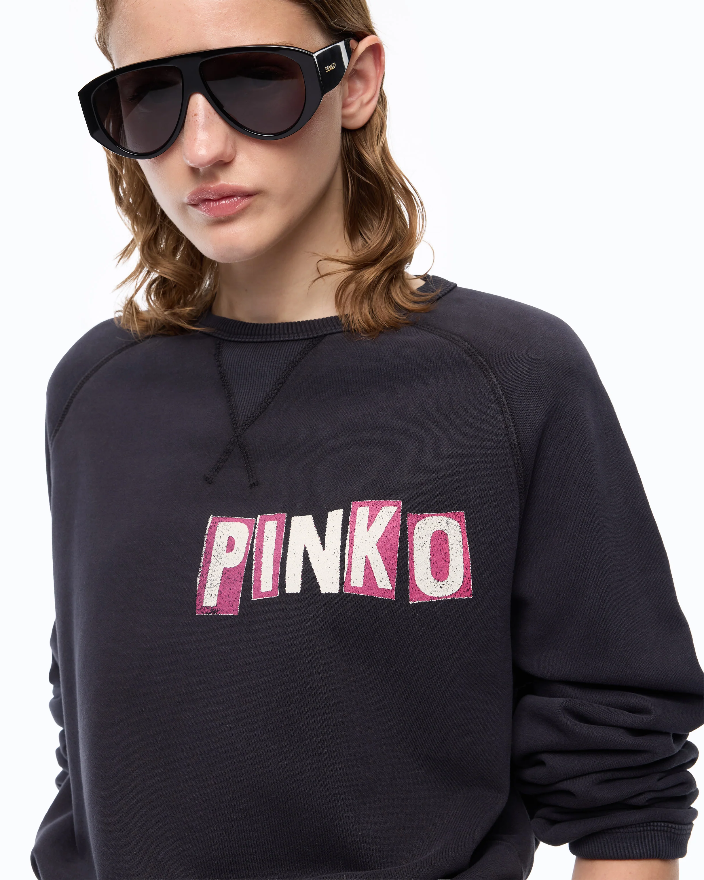 Quiet Is The New Punk swan-print sweatshirt - Image 3