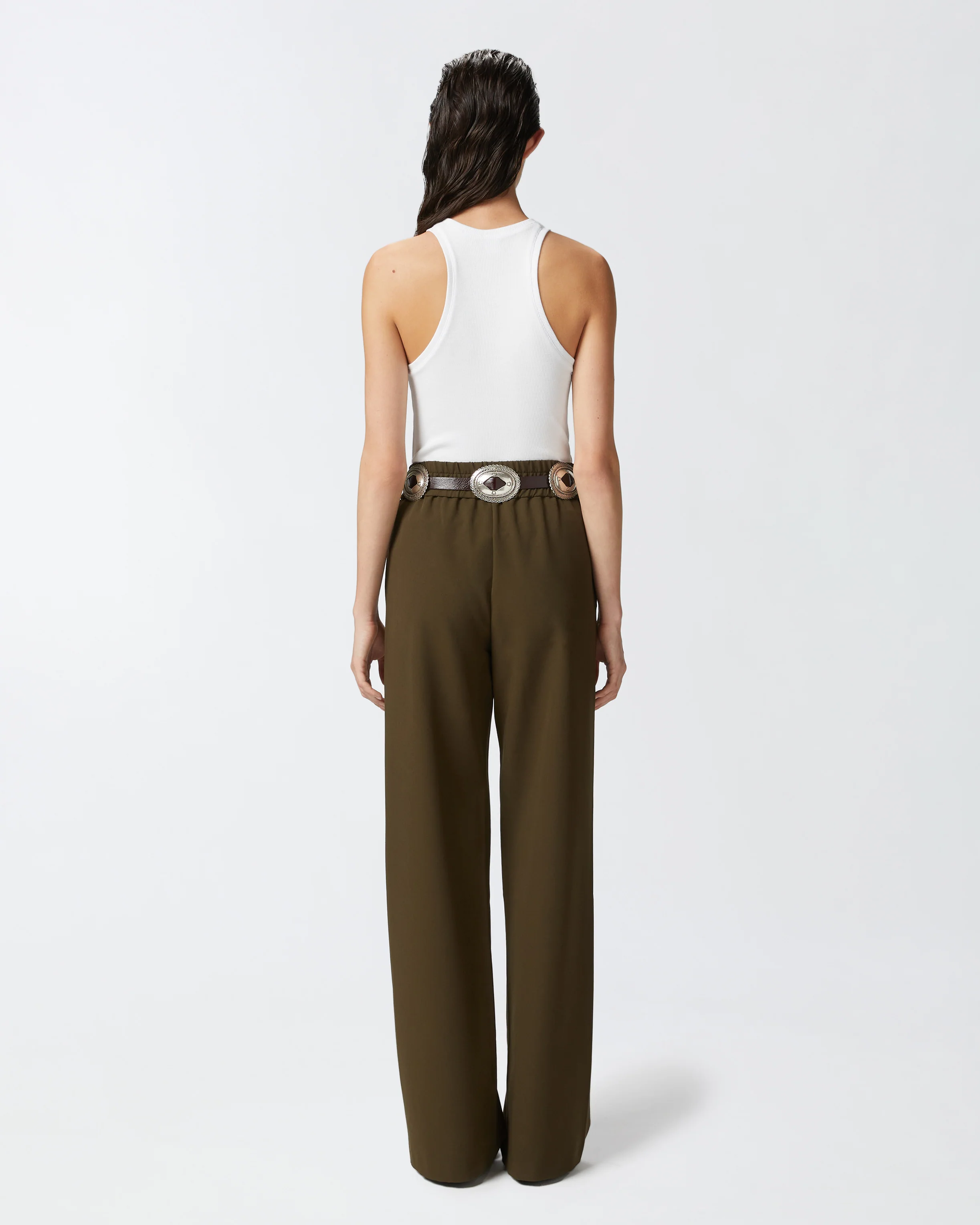 Ribbed camisole top with logo - Image 3