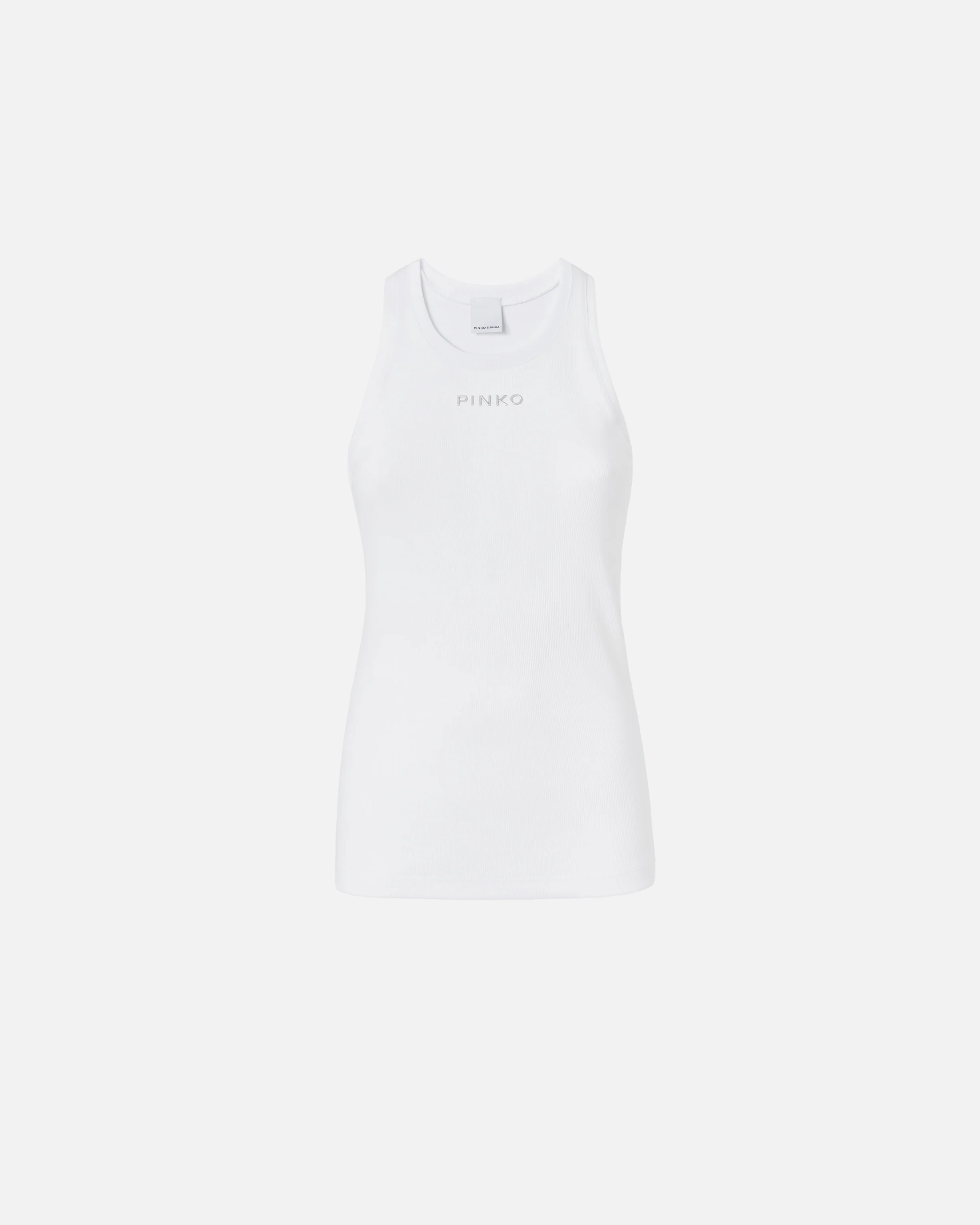 Ribbed camisole top with logo - Image 5