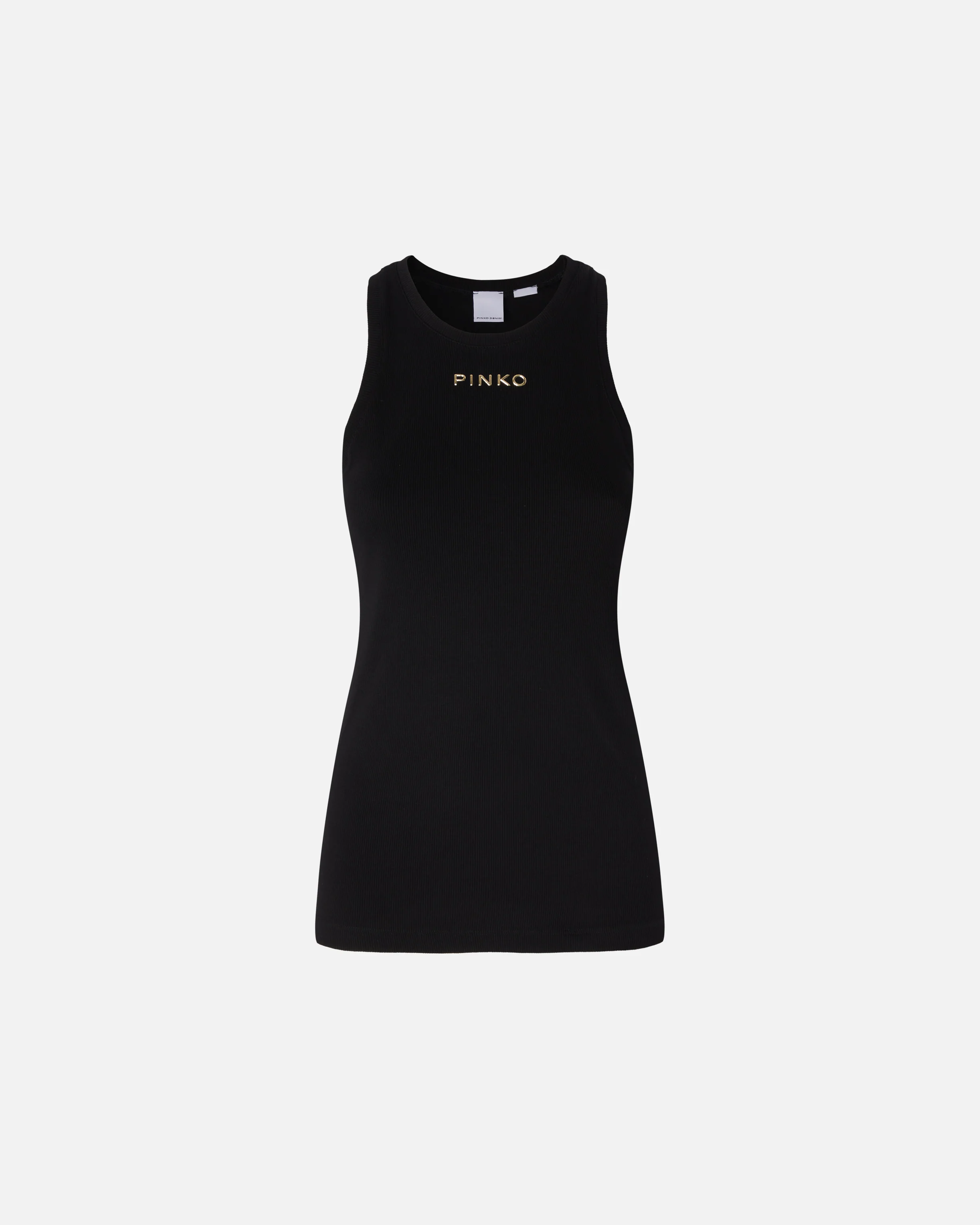 Ribbed camisole top with logo - Image 5