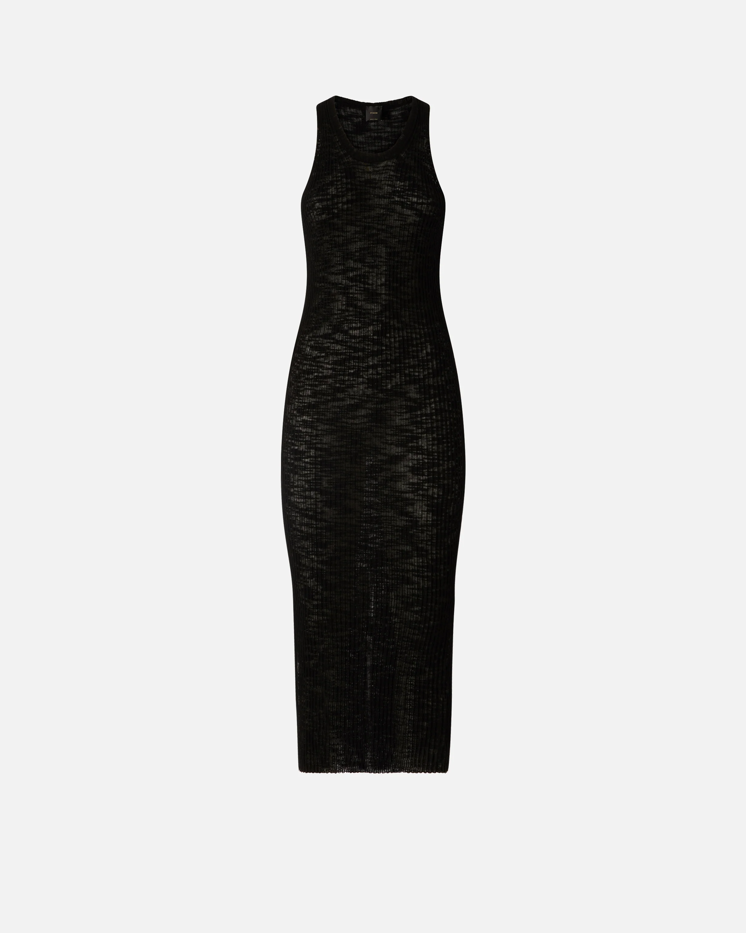 Ribbed slim-fit midi dress with rips - Image 5